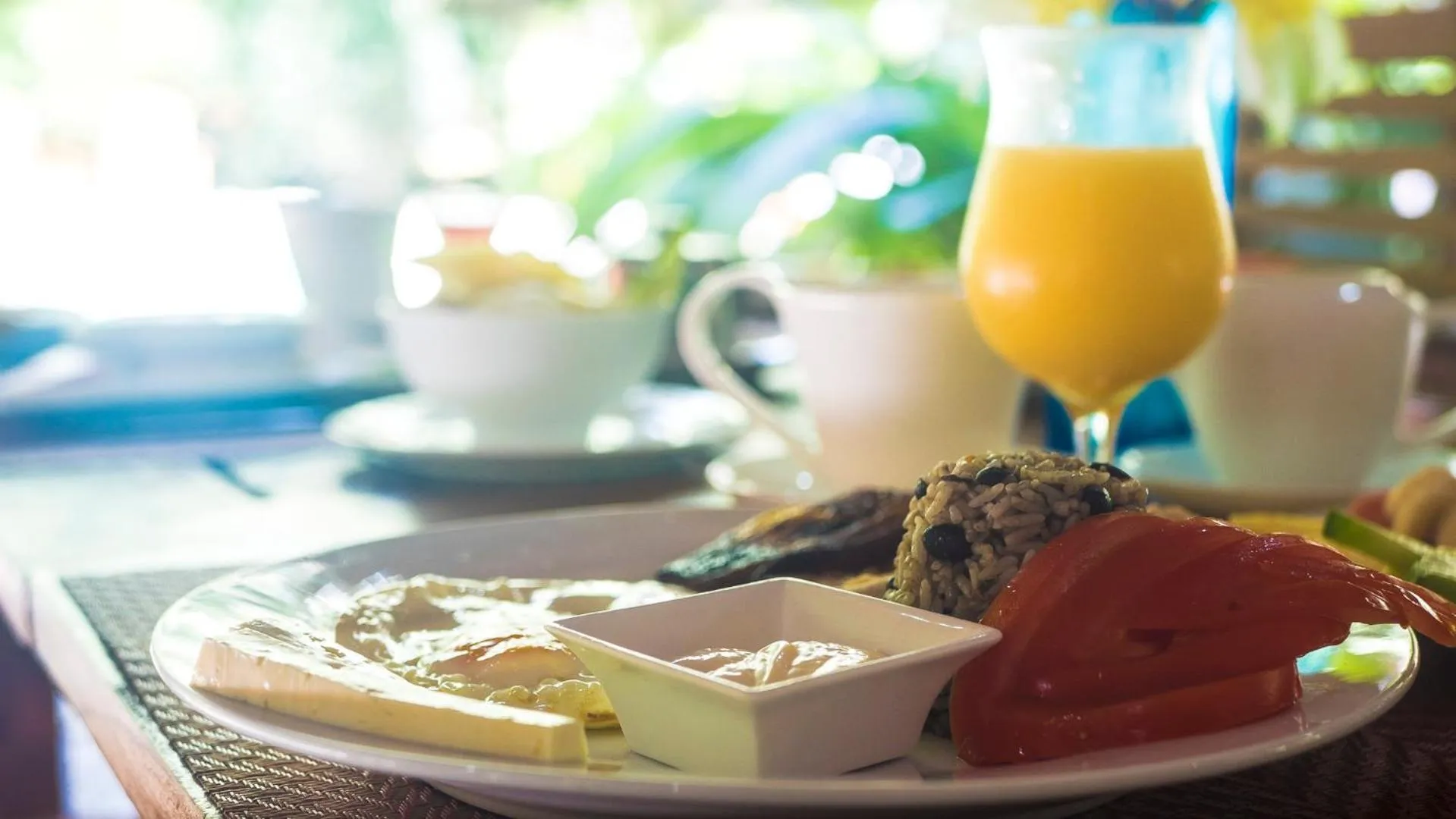 Breakfast in Hotel El Pequeño Gecko Verde