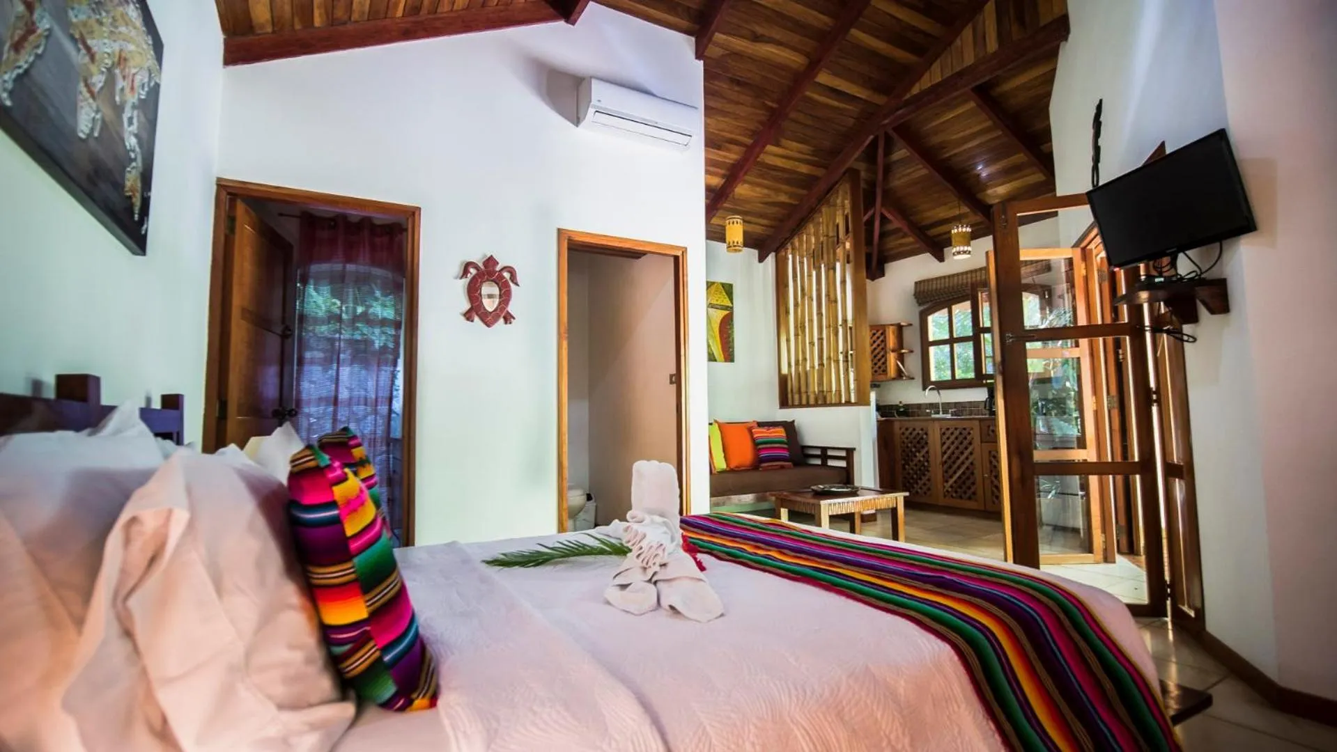 Photo of the whole room, Bed in Hotel El Pequeño Gecko Verde