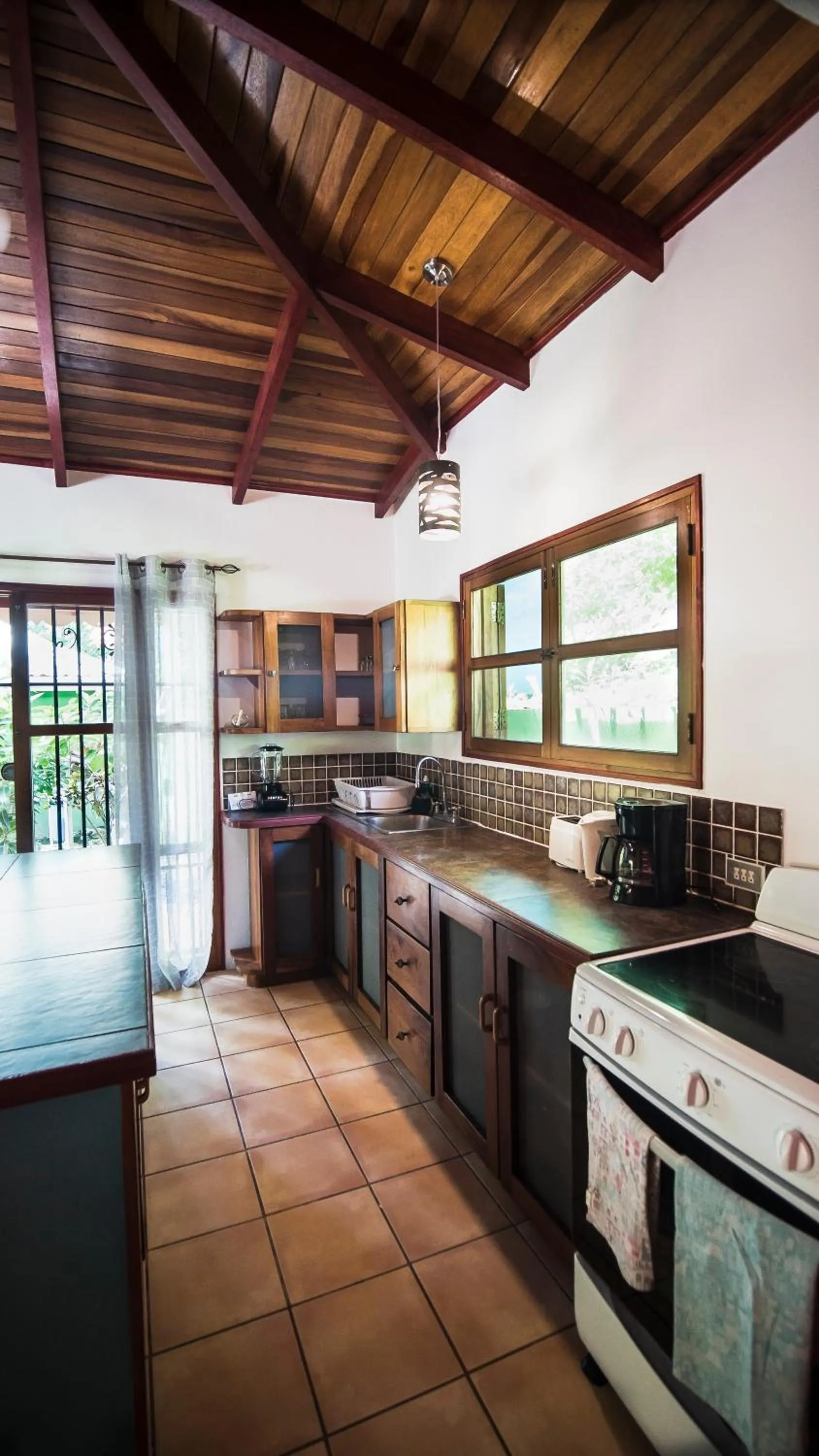 Kitchen or kitchenette in Hotel El Pequeño Gecko Verde