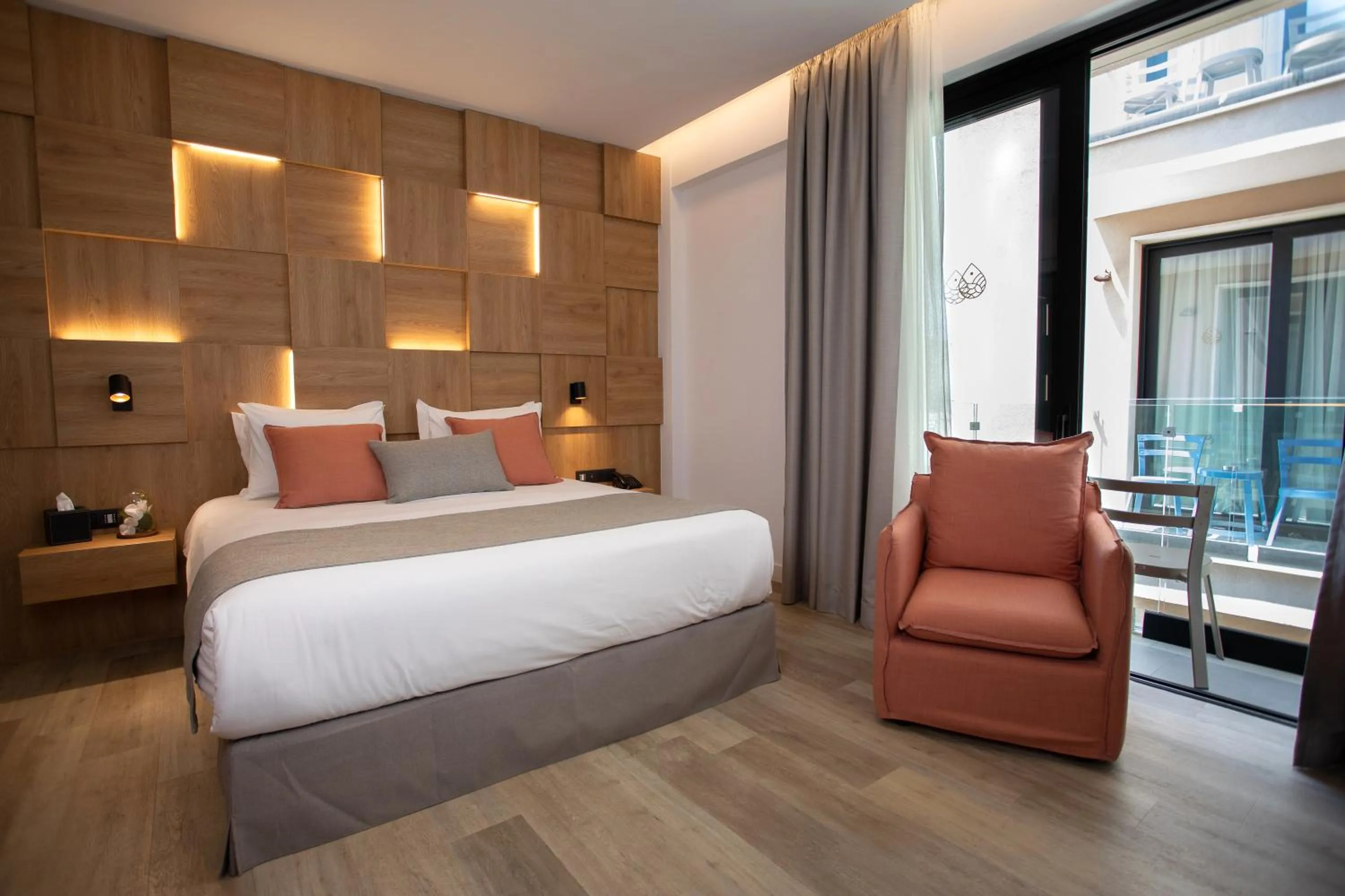 Bed in Old Port Hotel