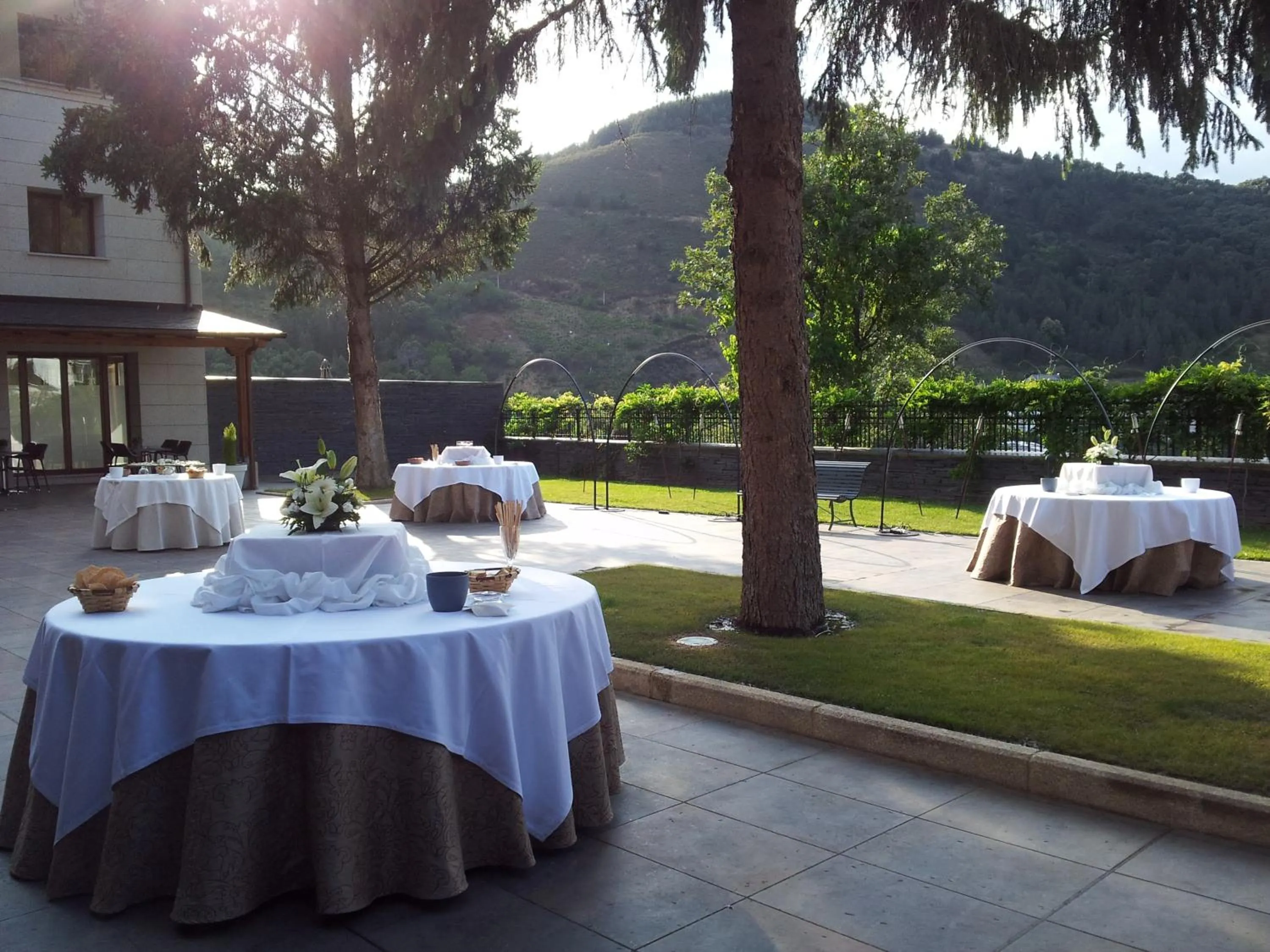 Garden in Parador de Villafranca del Bierzo