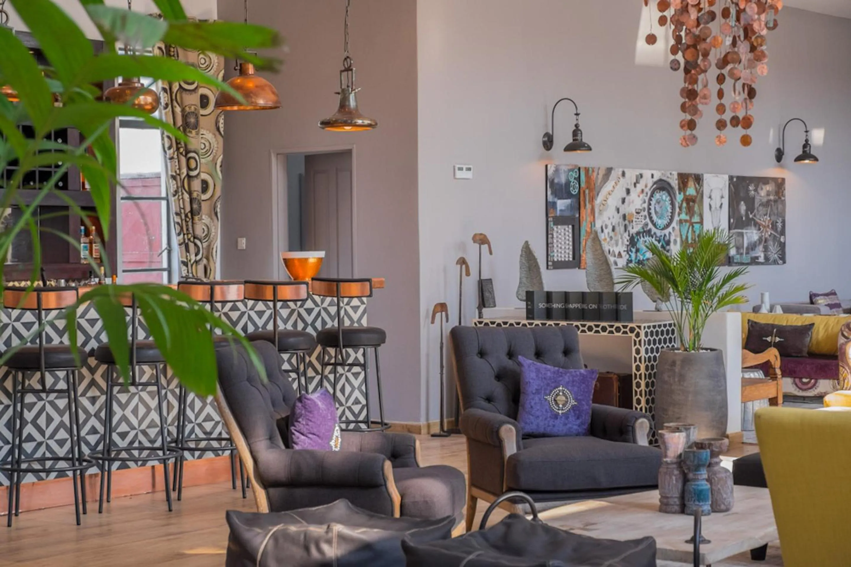 Lounge or bar in Latitude 15 Degrees