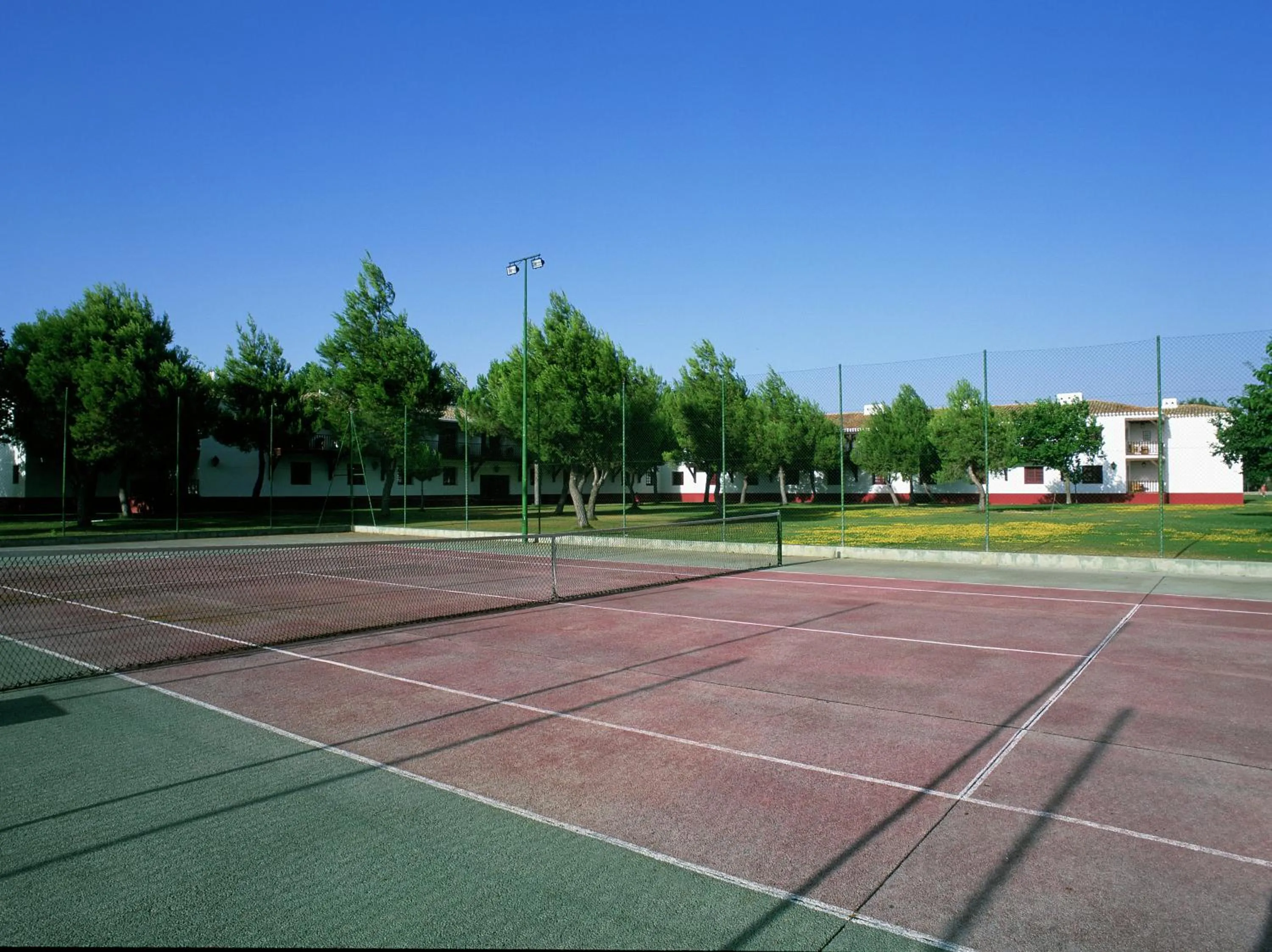 Tennis court in Parador de Albacete