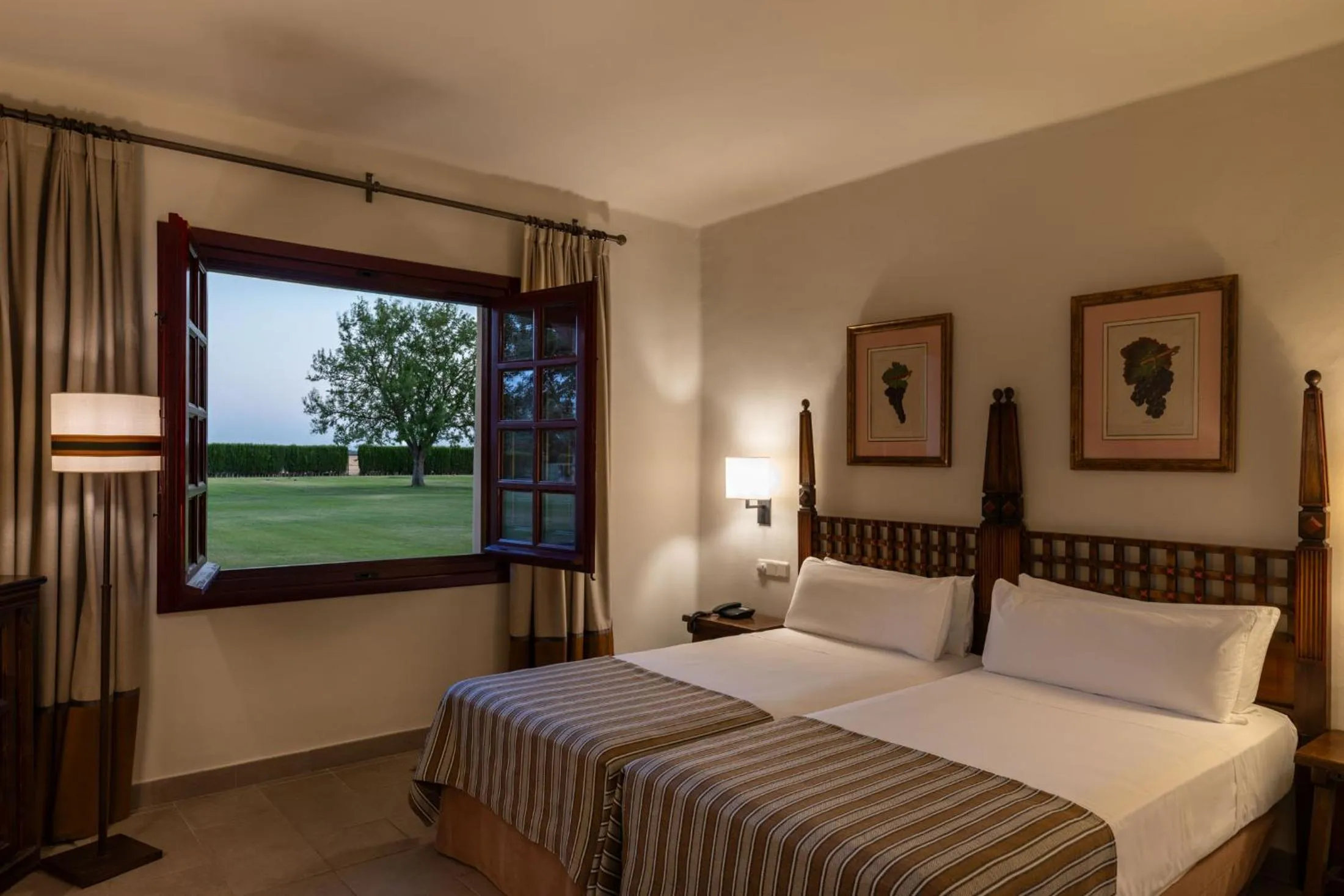 Decorative detail, Bed in Parador de Albacete