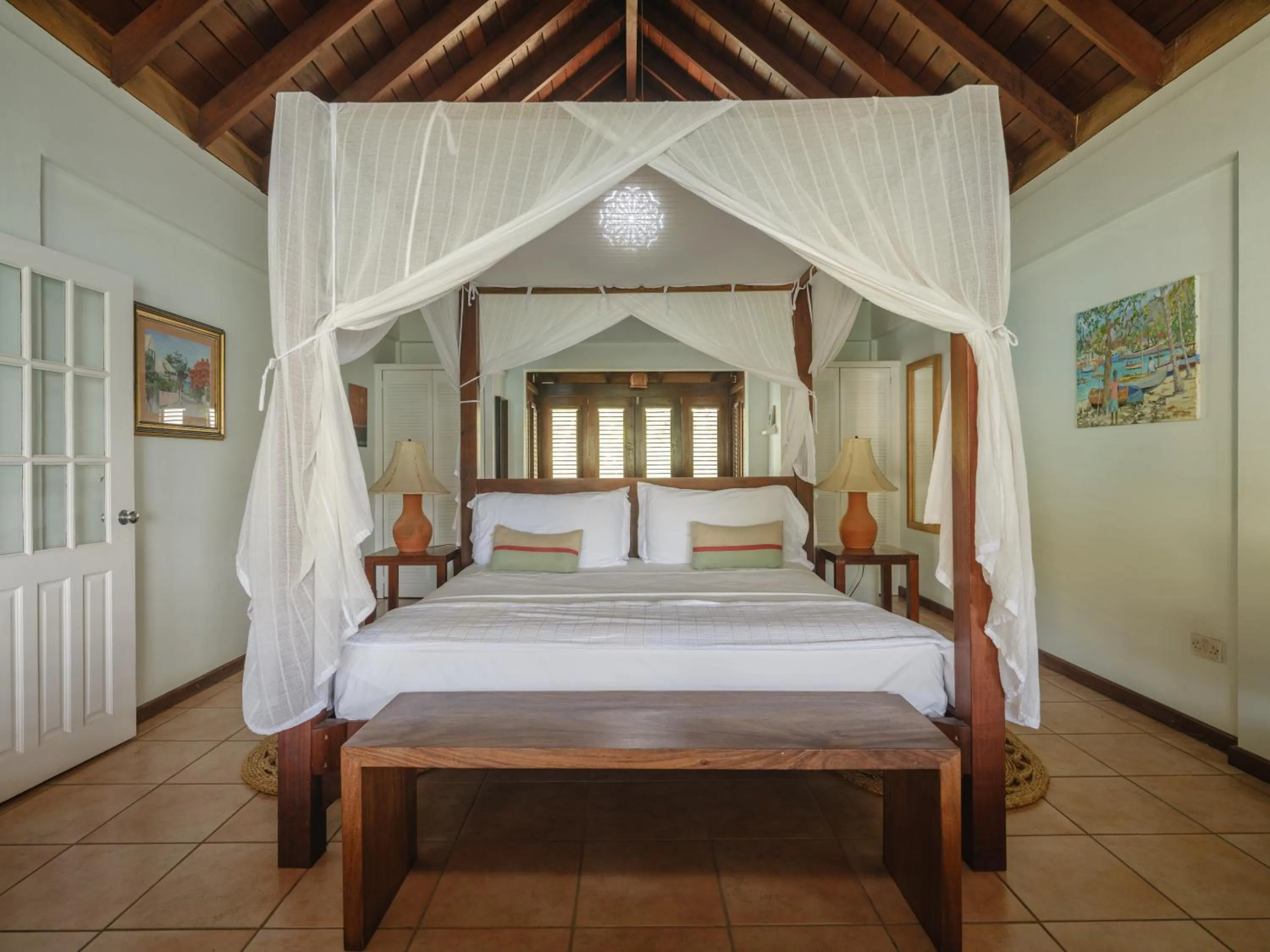 Bed in Gingerbread Suites