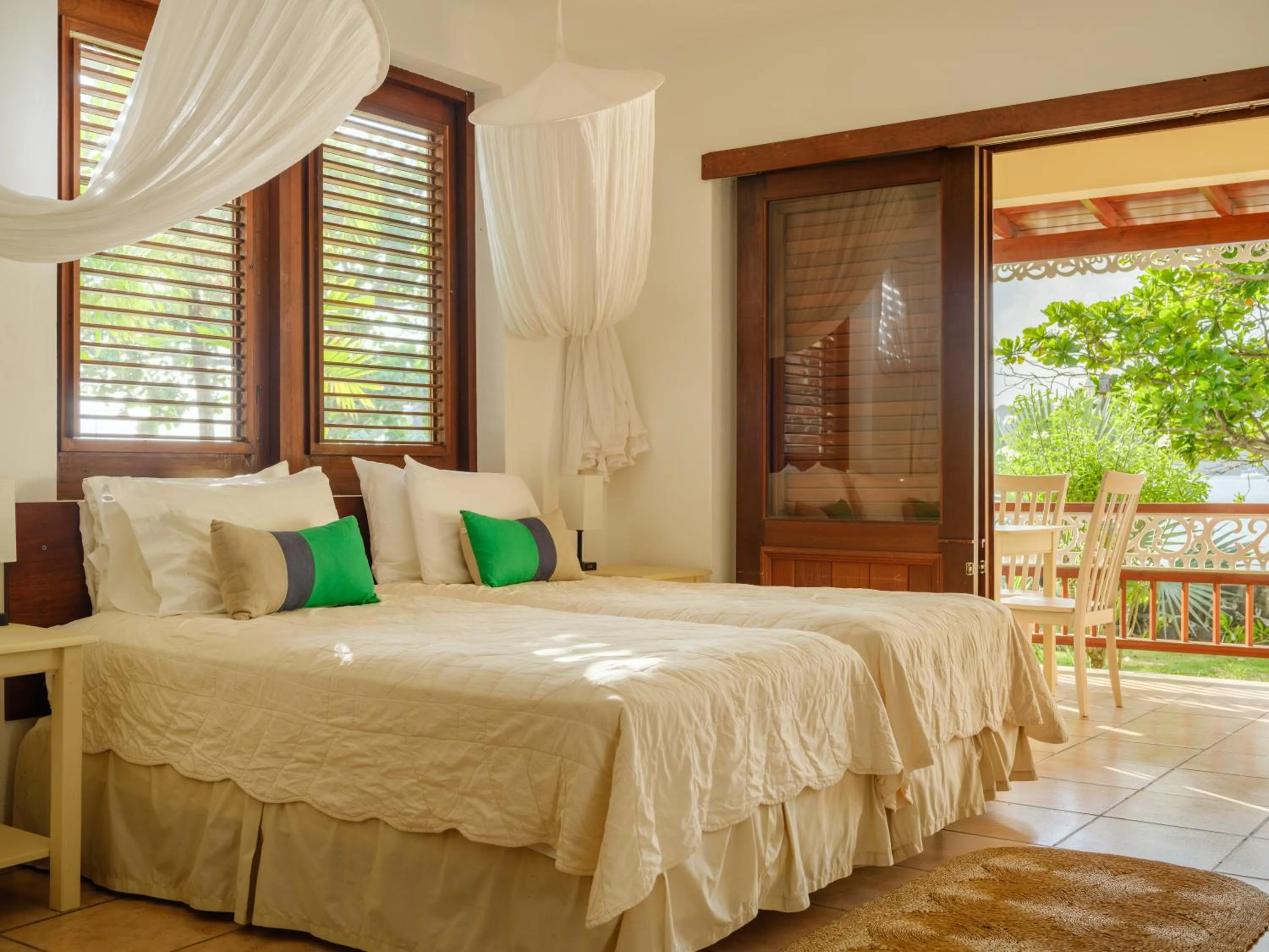 Bed in Gingerbread Suites