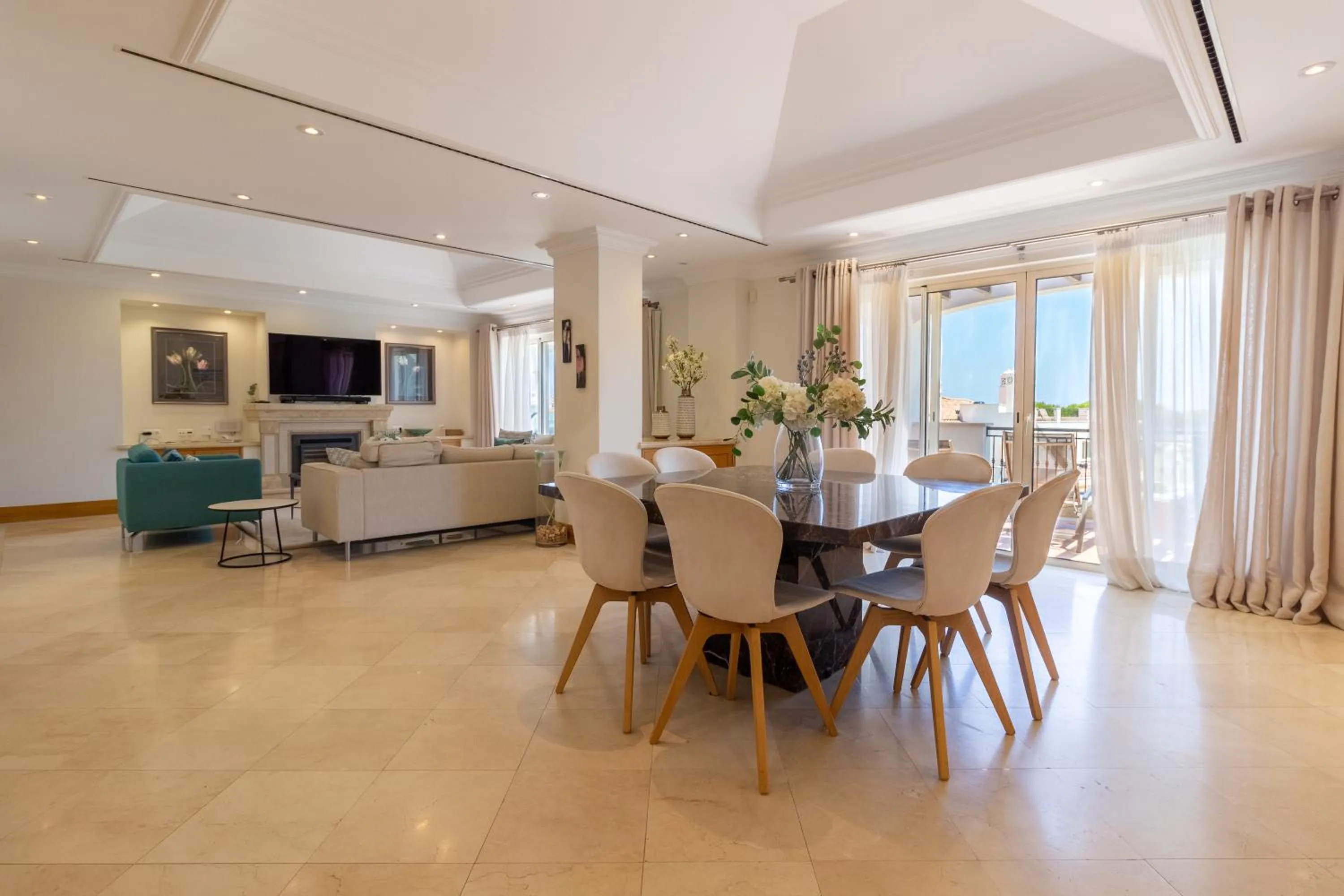 Living room in Dunas Douradas Beach Club