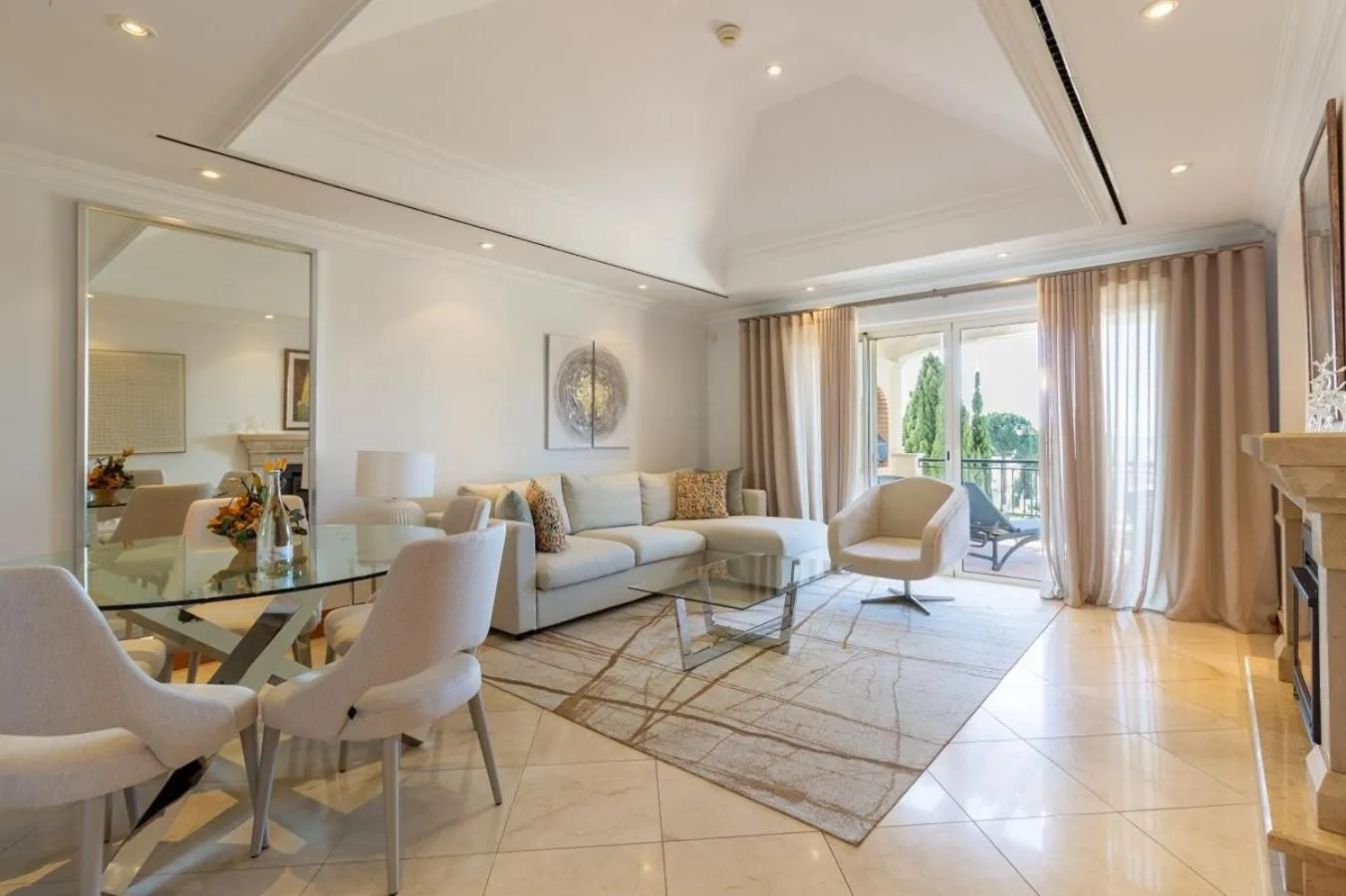 Living room in Dunas Douradas Beach Club