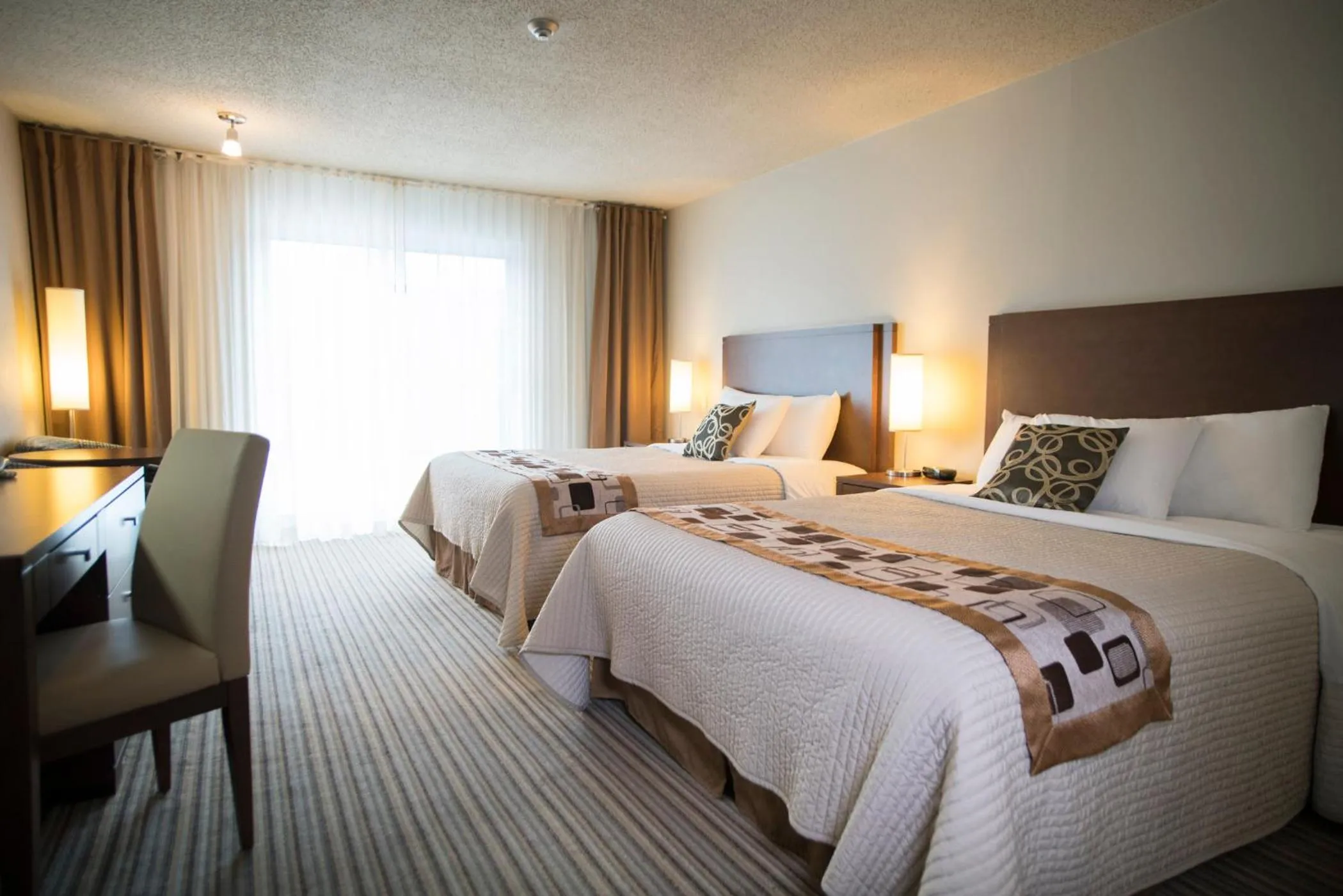 Bed in Excelsior Hôtel Spa Sainte-Adèle