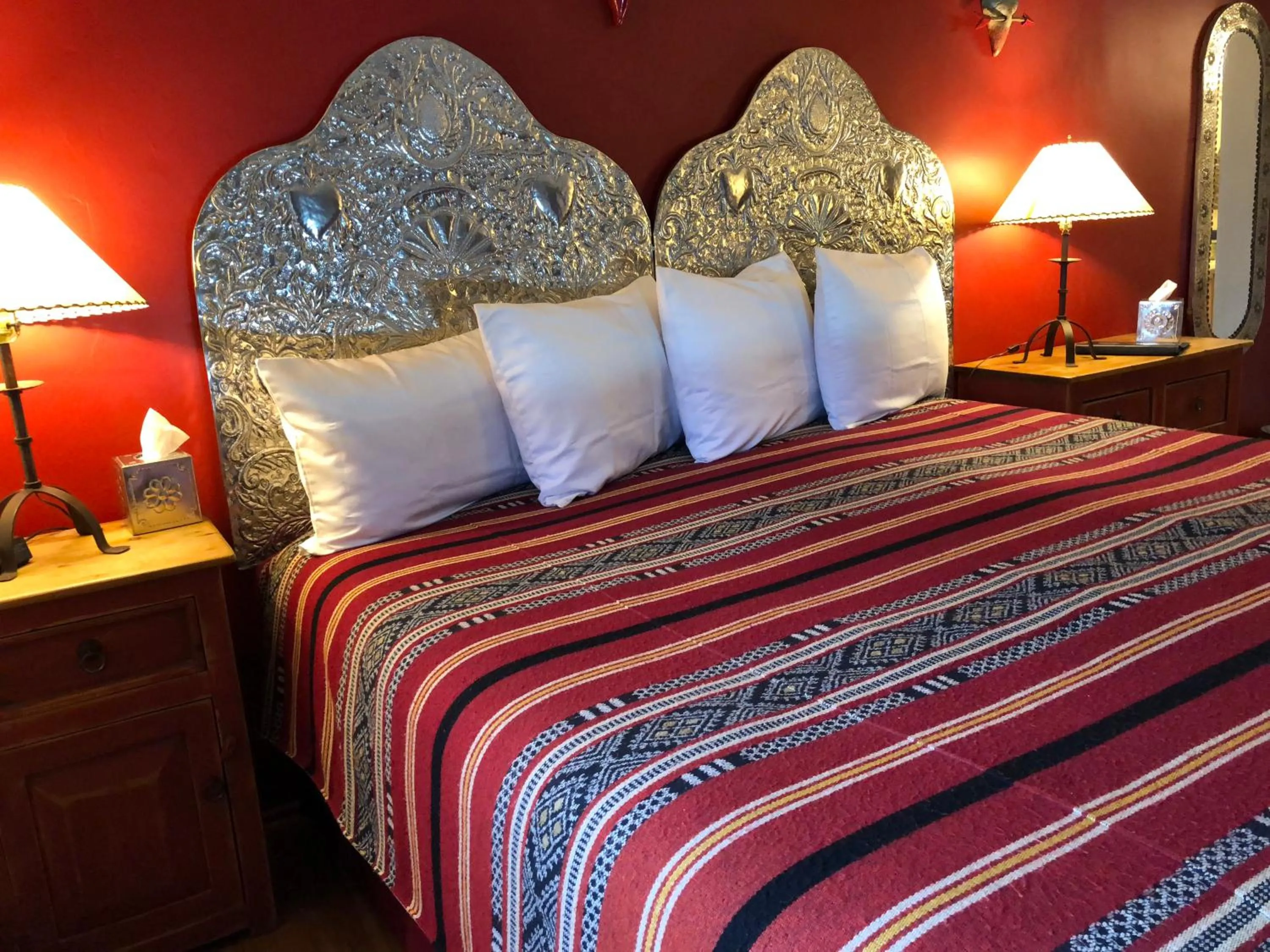 Bed in Santa Fe Bed & Breakfast