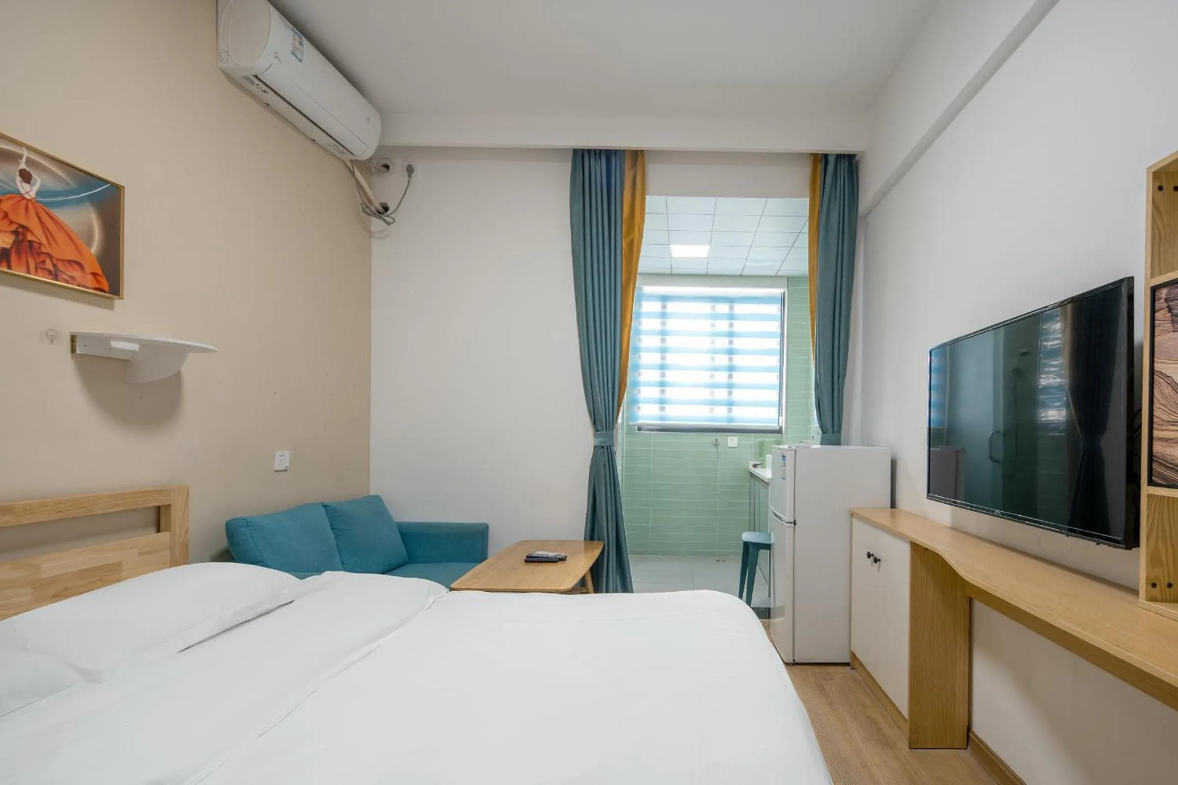 Bed in Sucha Hotel Xiamen Gaoqi International Airport