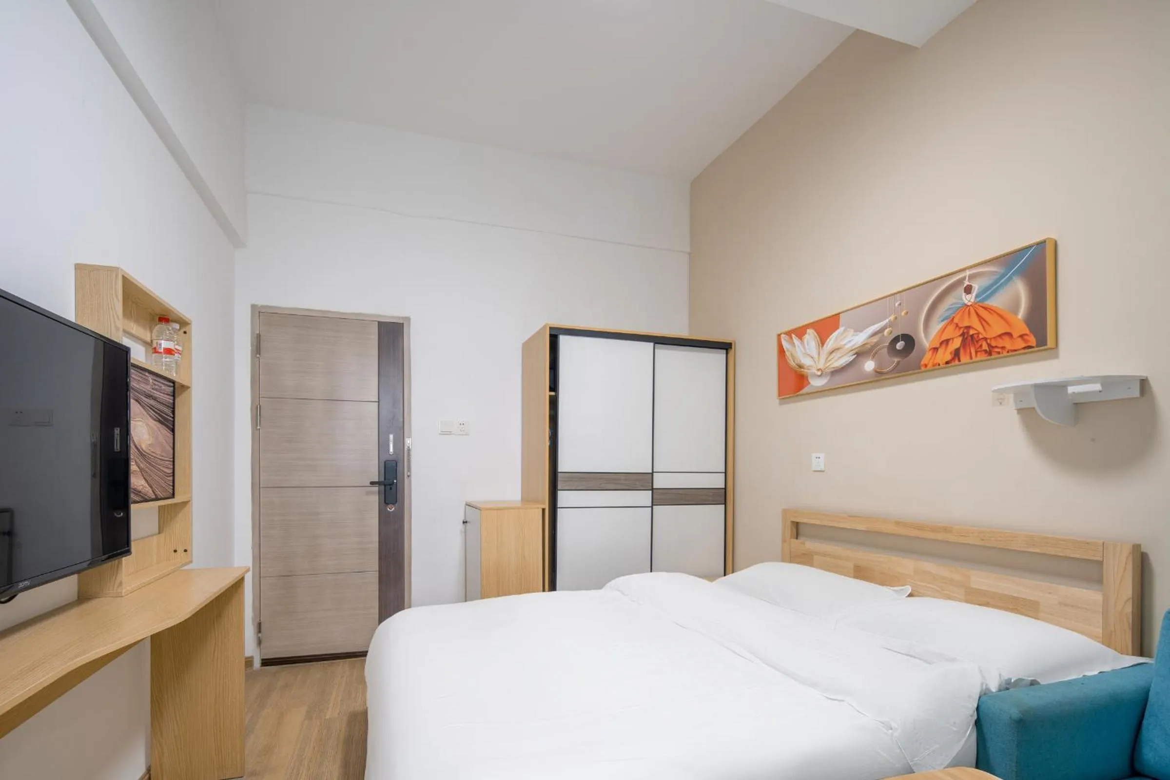 Bed in Sucha Hotel Xiamen Gaoqi International Airport