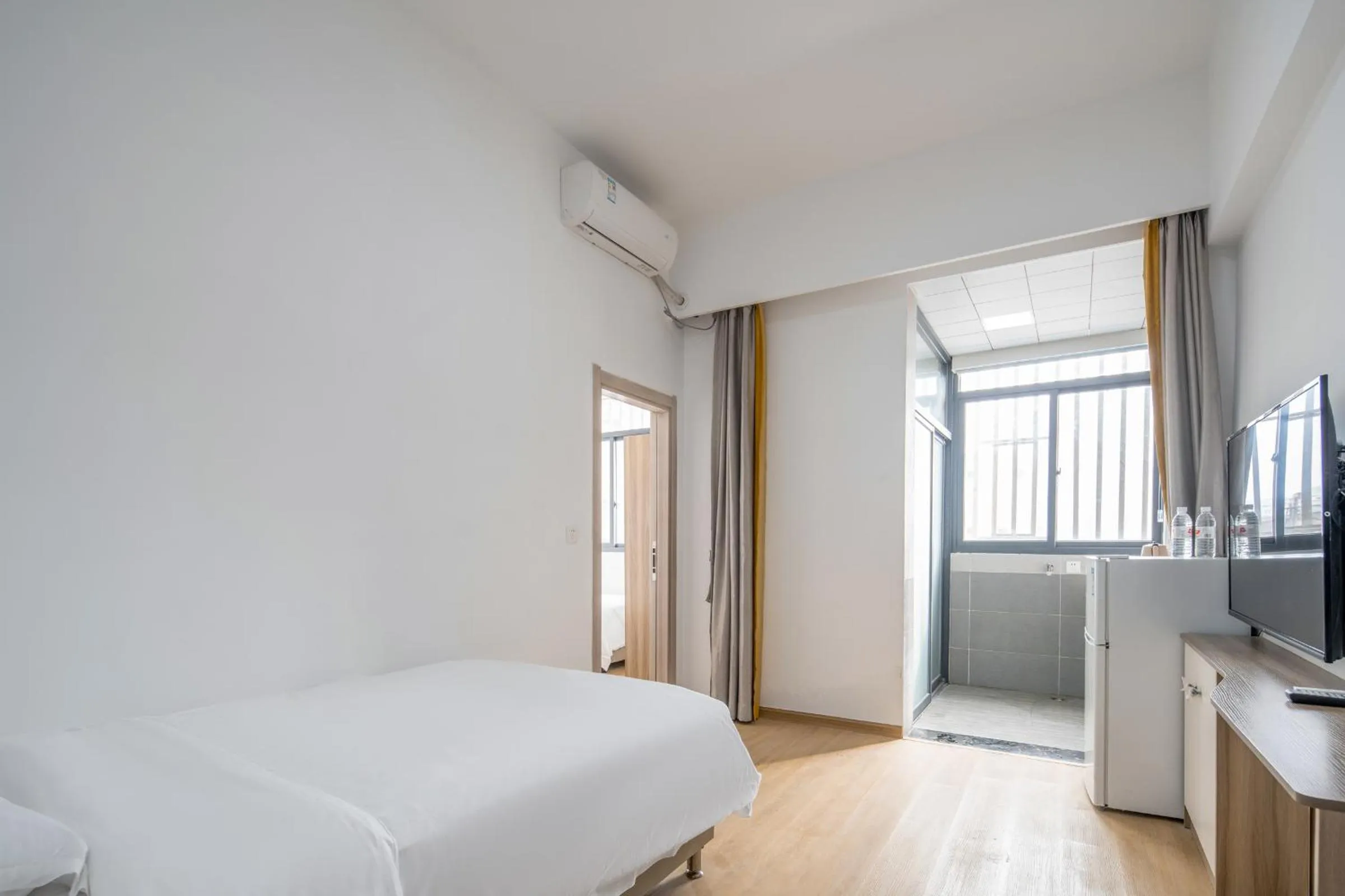 Bed in Sucha Hotel Xiamen Gaoqi International Airport