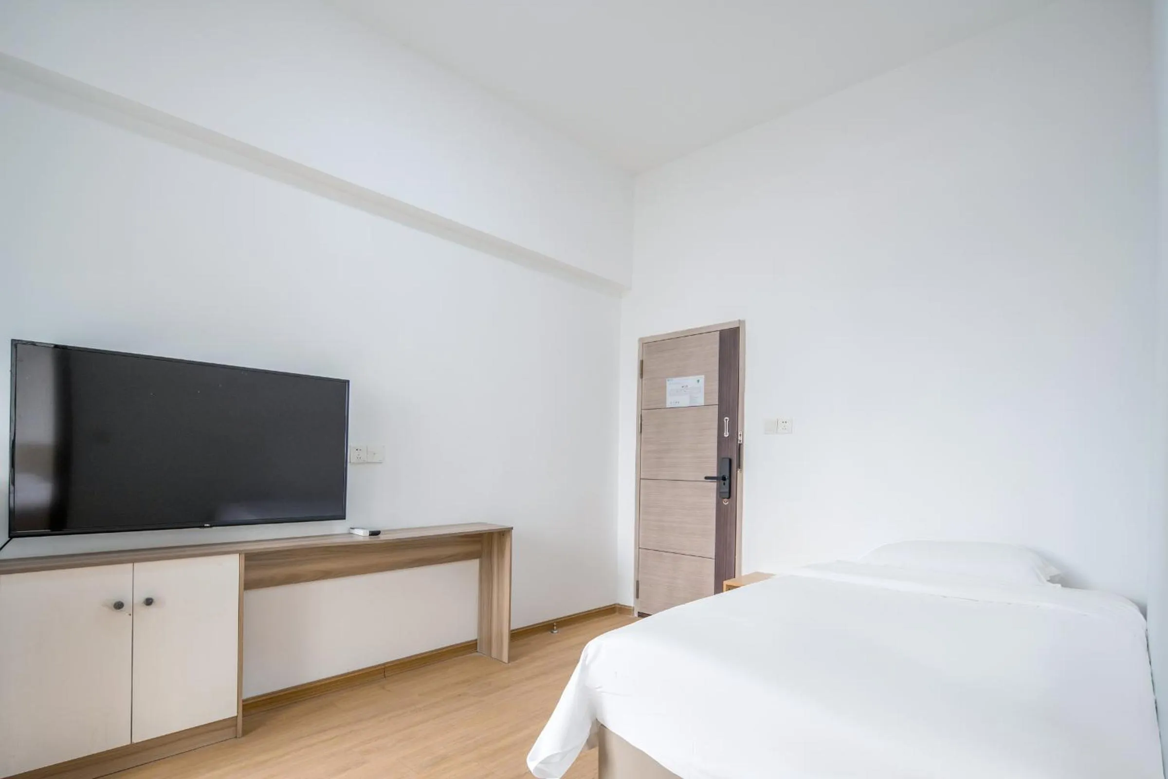 Bed in Sucha Hotel Xiamen Gaoqi International Airport