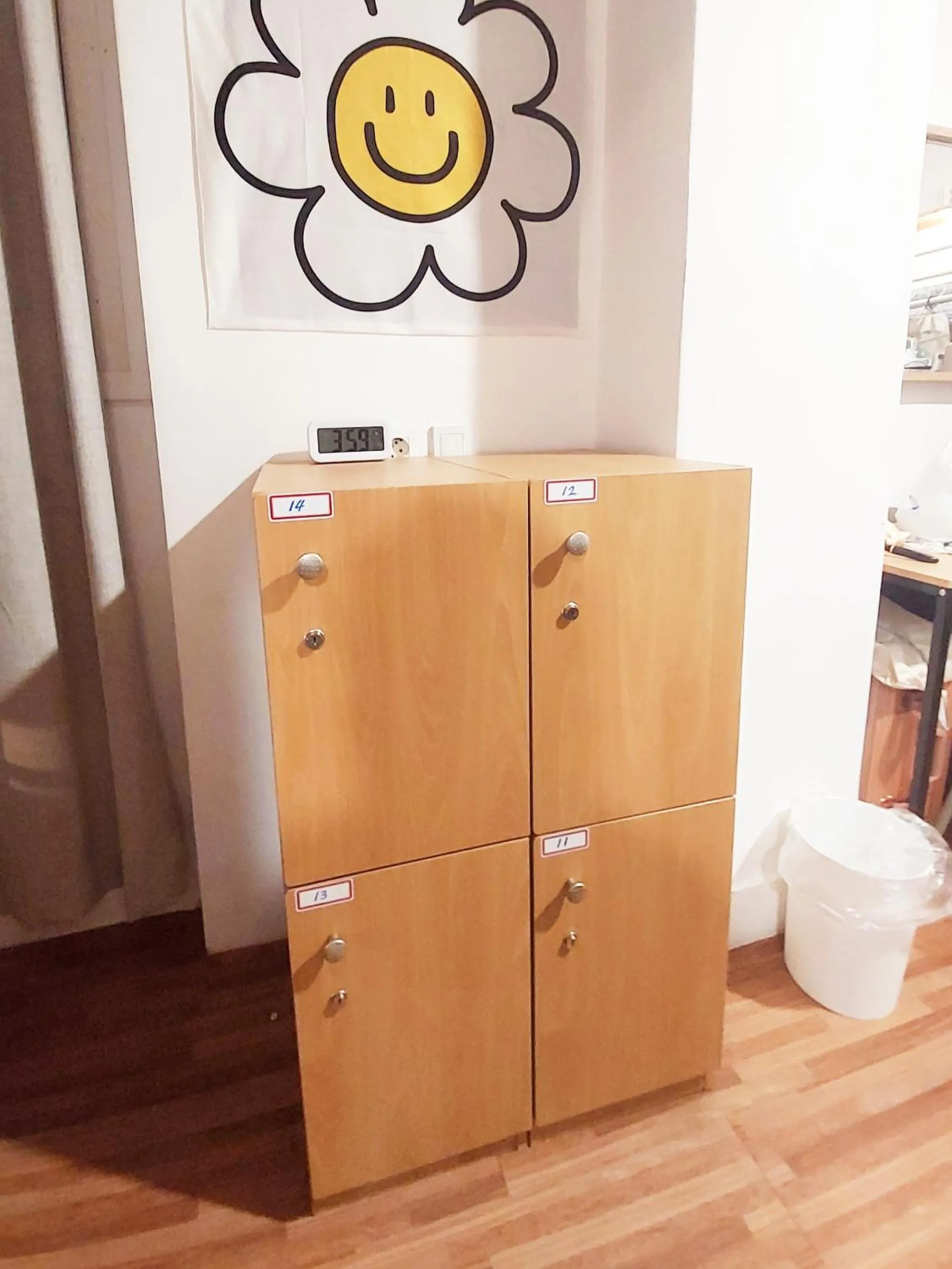 safe in Blue Boat Hostel Myeongdong