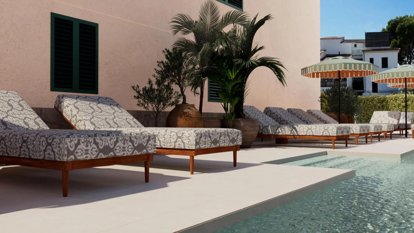 Swimming pool in Hoposa Panorama