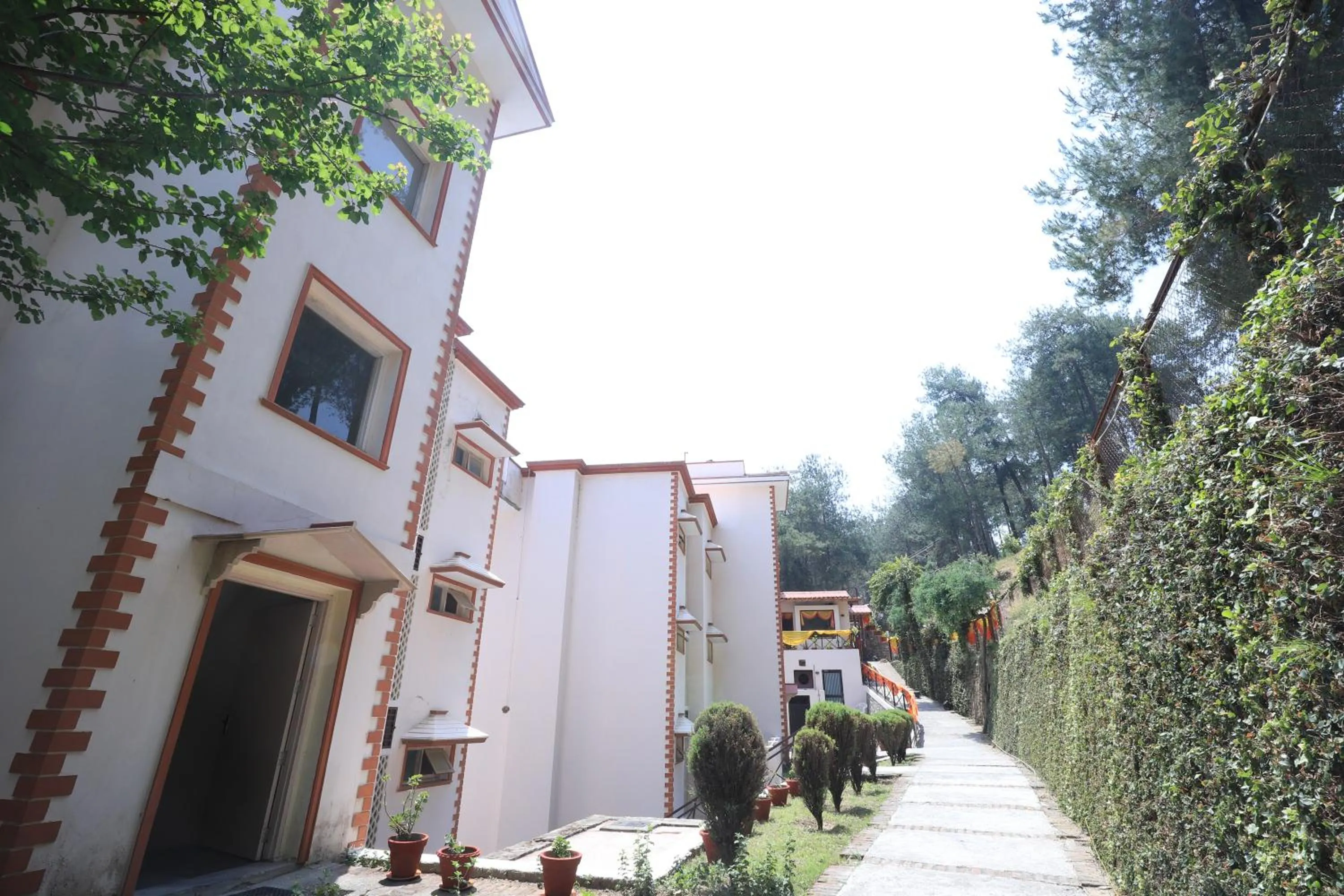 Street view in Woodsvilla Residency Ranikhet