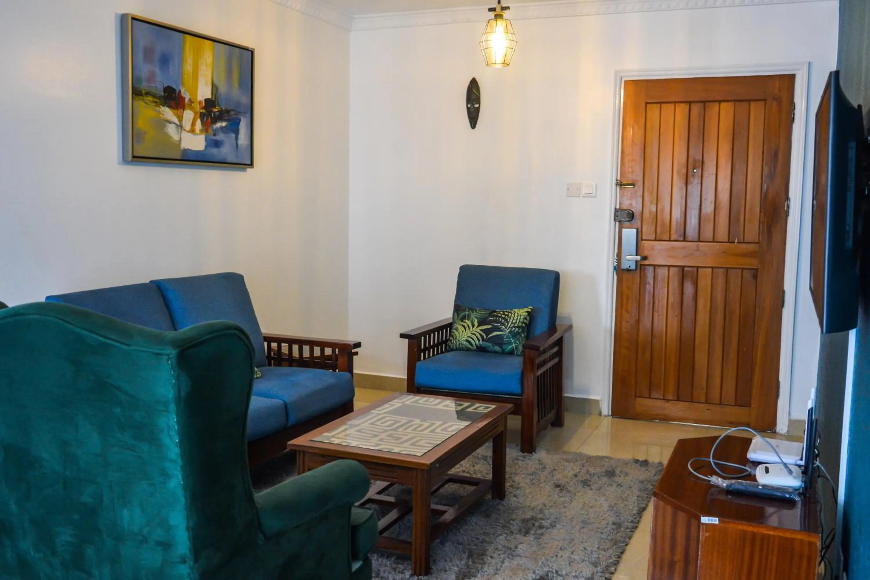 Living room in Brickwood Apartments