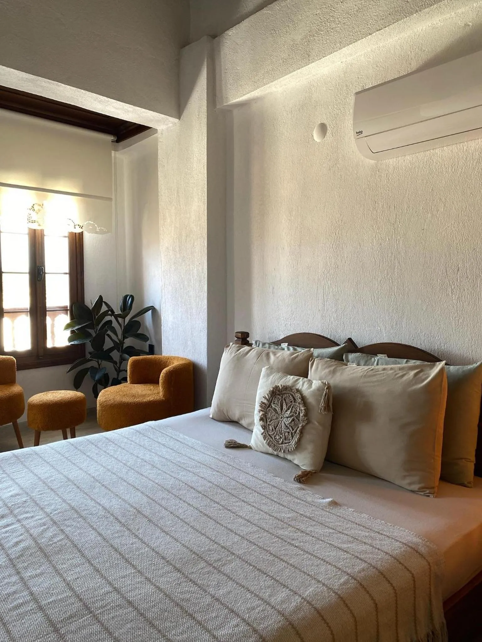 Bed in Şirince Kirke Otel