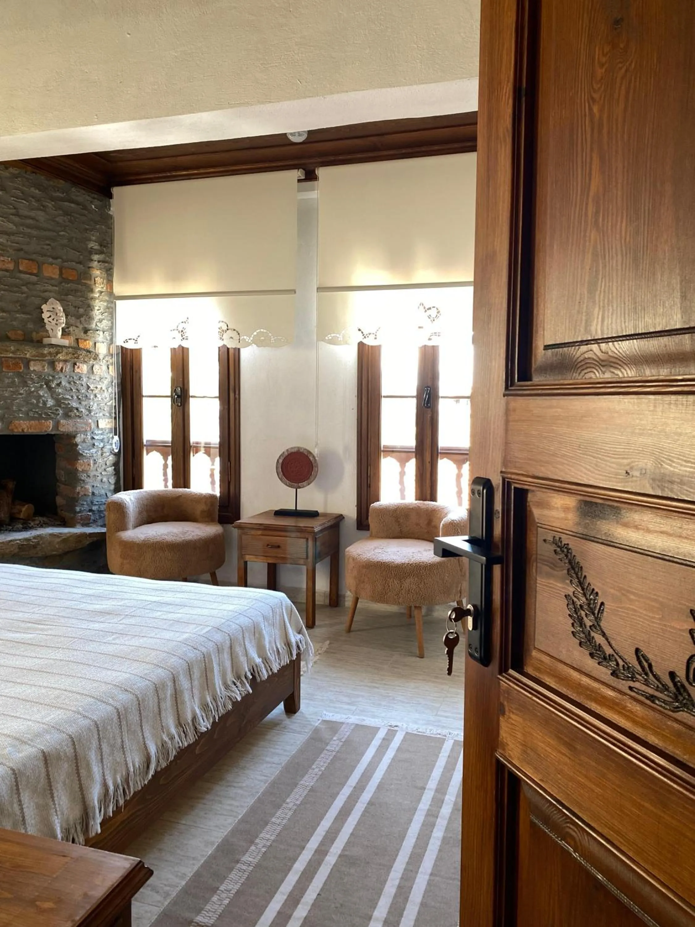 Bed in Şirince Kirke Otel