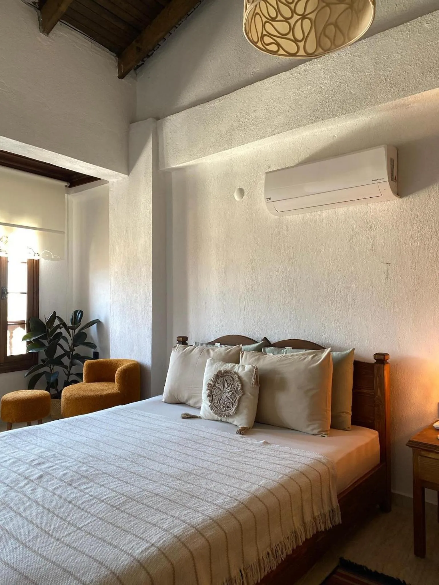 Bed in Şirince Kirke Otel