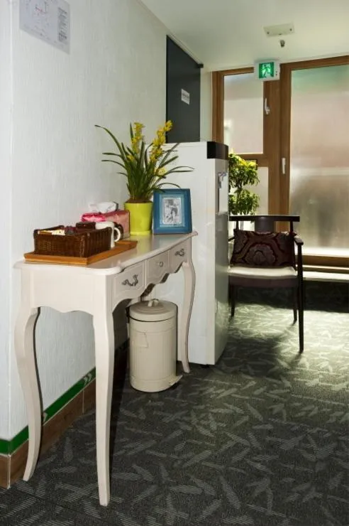 Decorative detail in Myeongdong Ecohouse