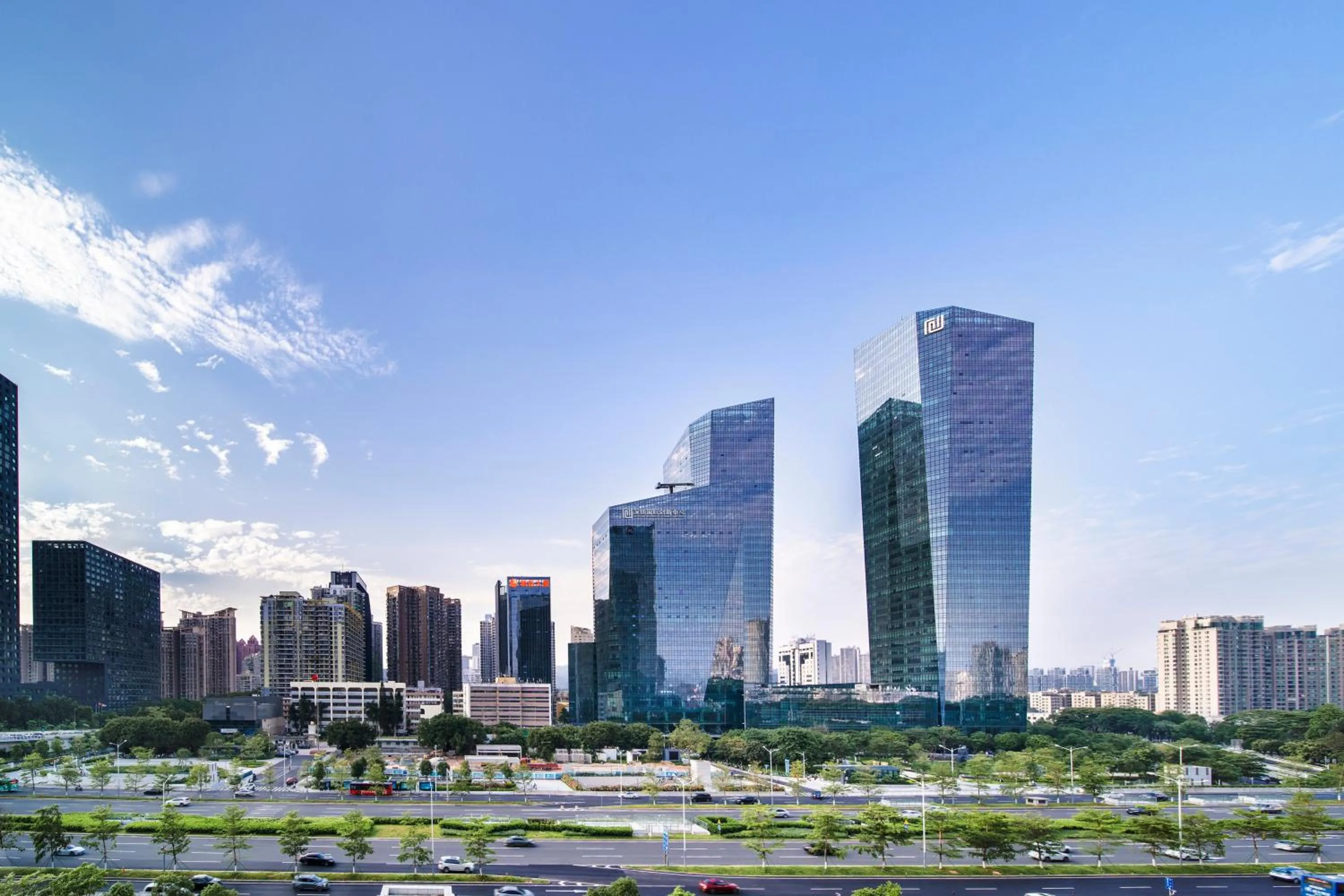 City view in Hilton Shenzhen Futian