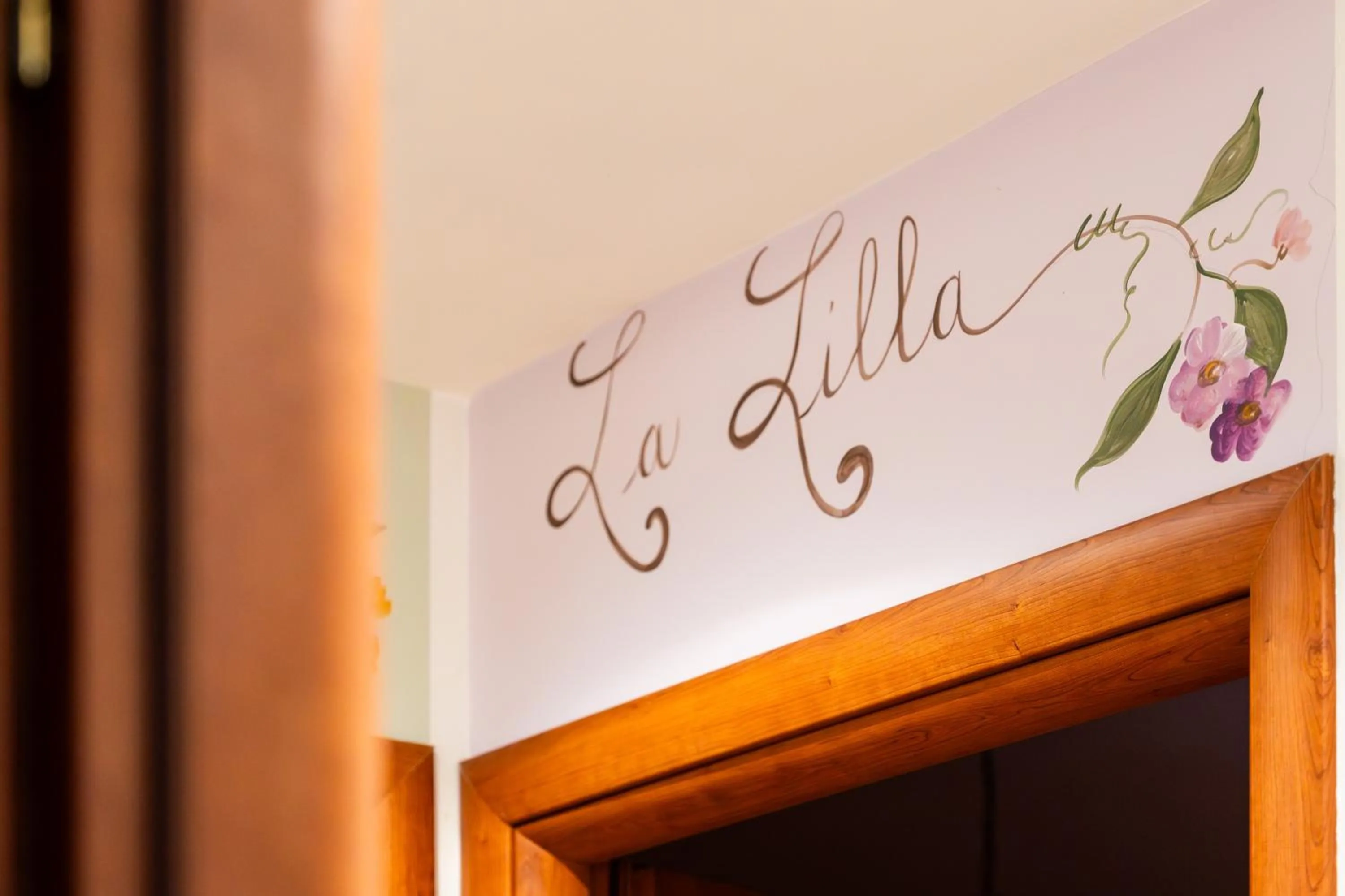 Decorative detail in B&B Capriccio