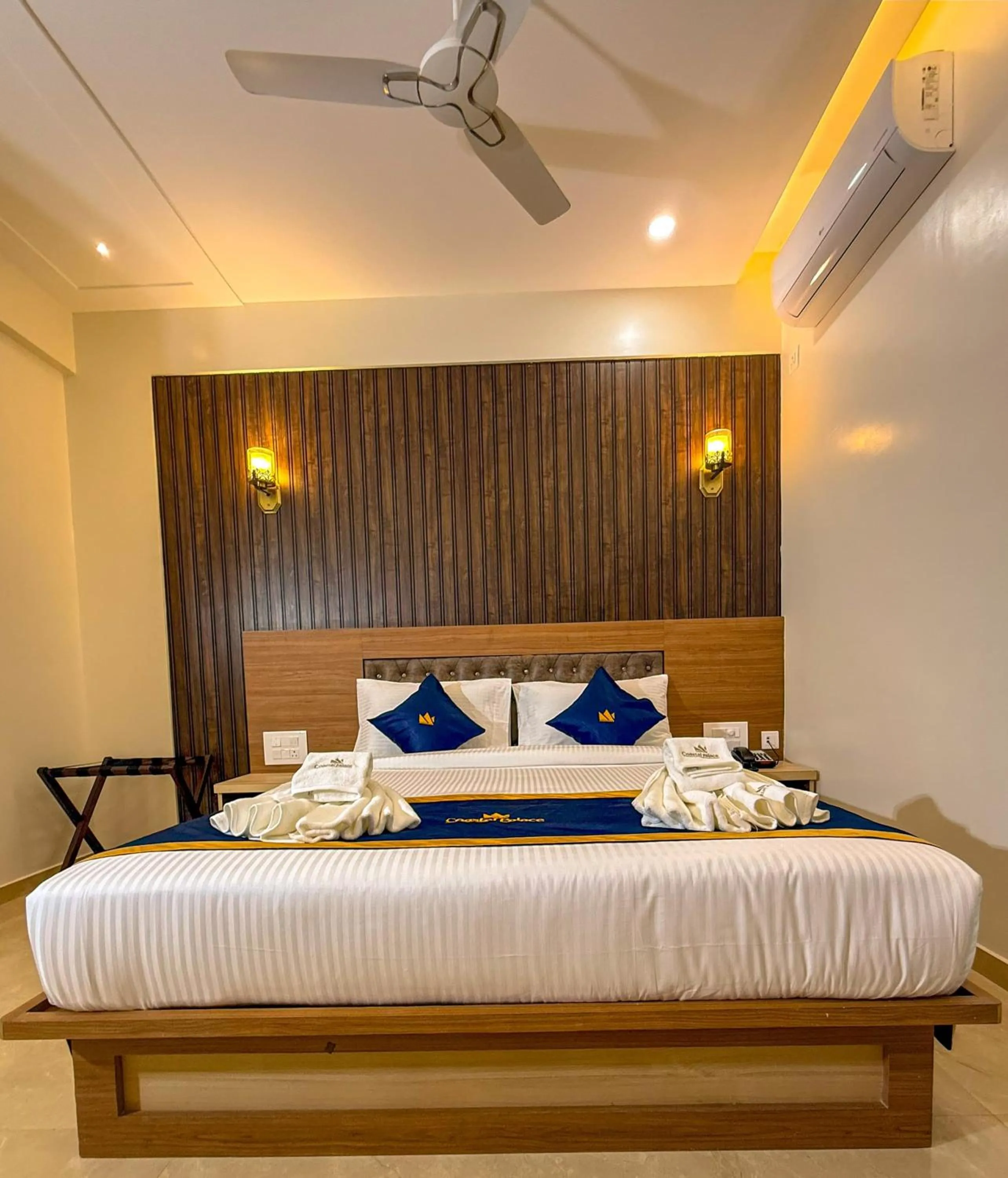 Bed in Hotel Coastal Palace