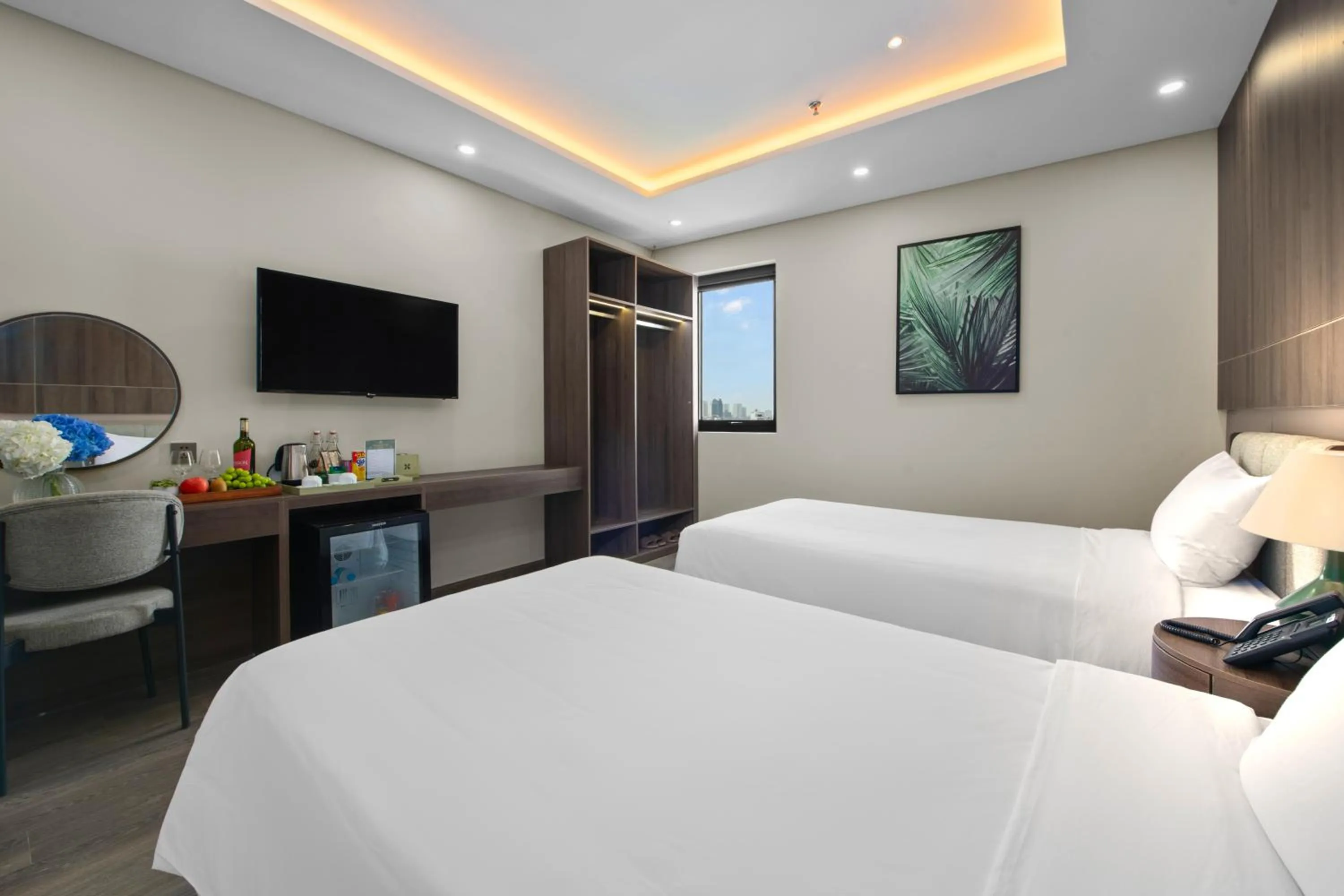 Bedroom, Bed in Nature Hotel - Lac Long Quan
