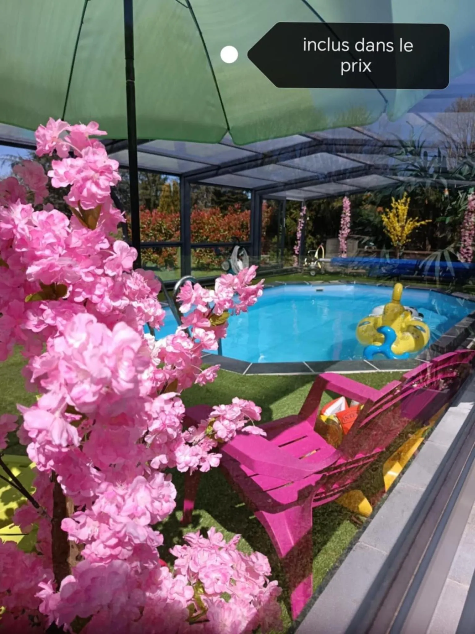 Garden in A l'Orée du Parc