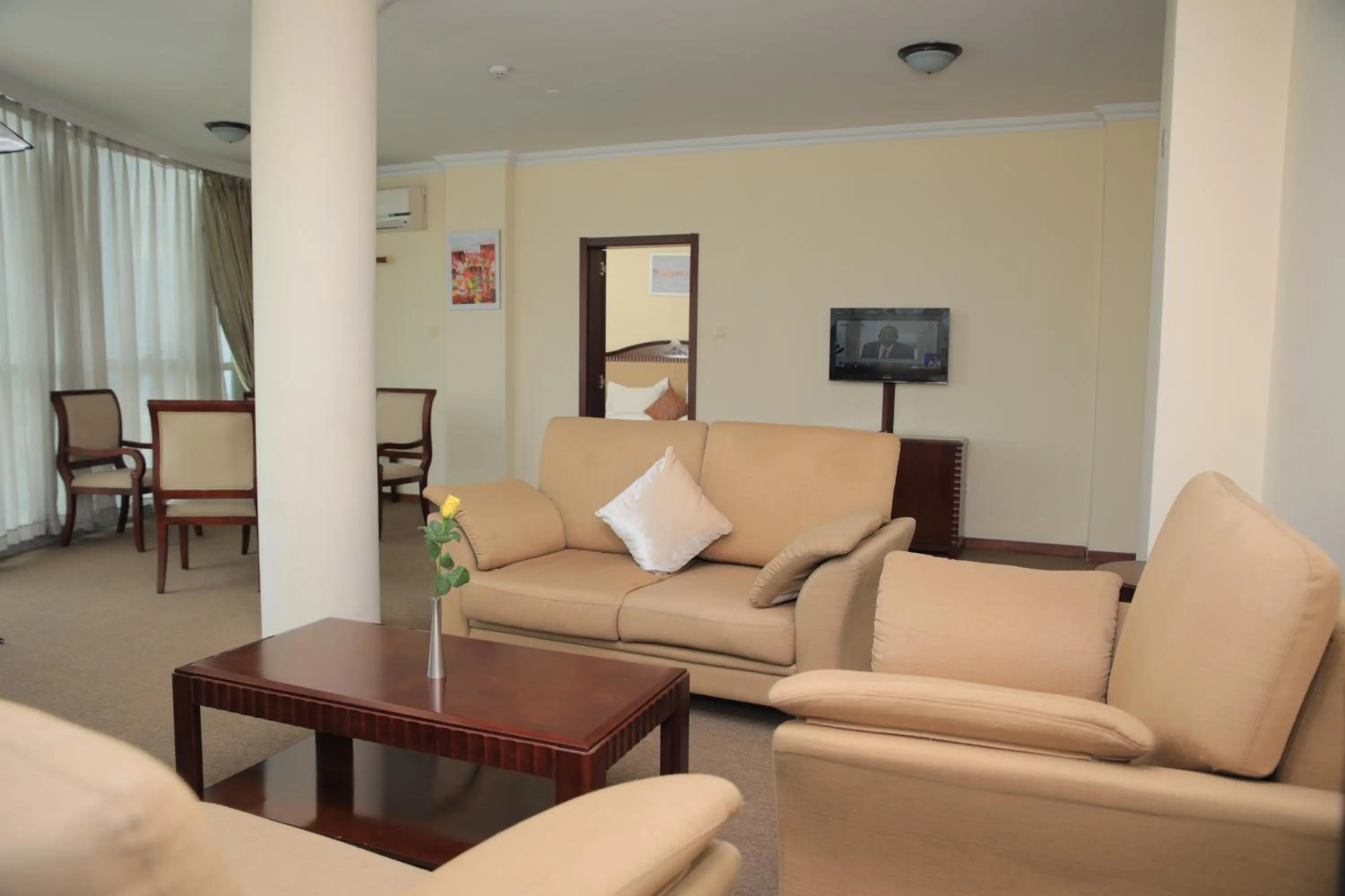 Living room in Debredamo Hotel