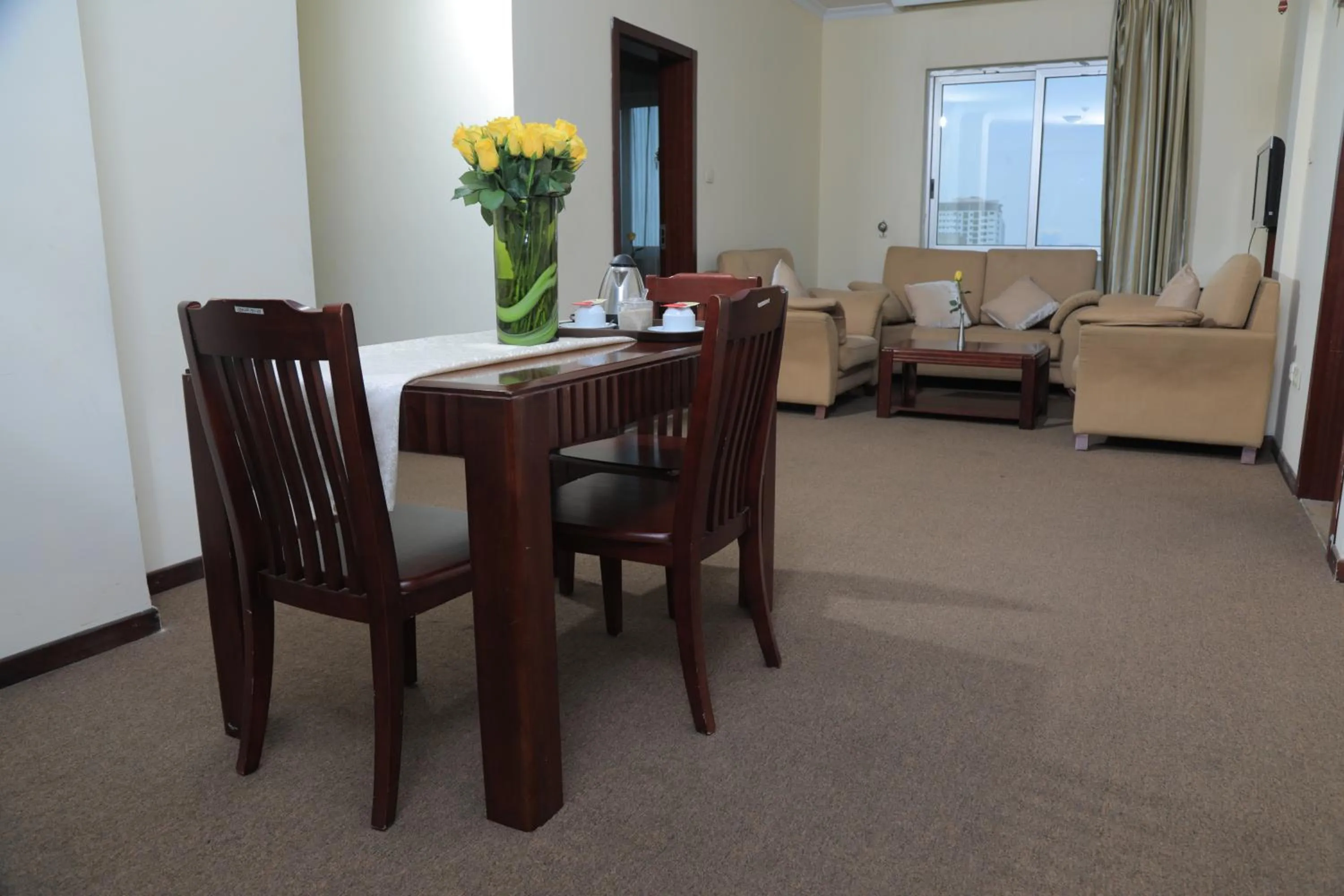 Dining area in Debredamo Hotel
