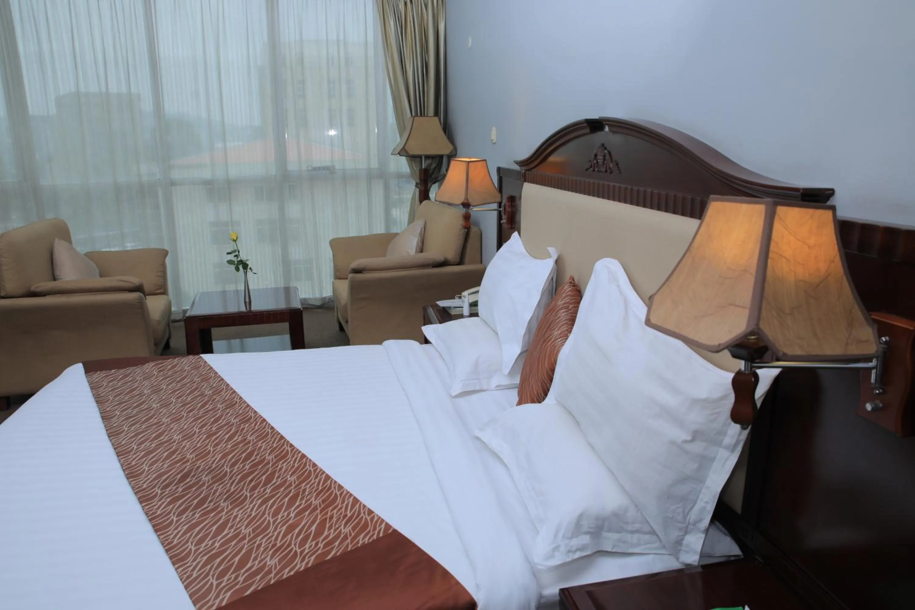 Bed in Debredamo Hotel