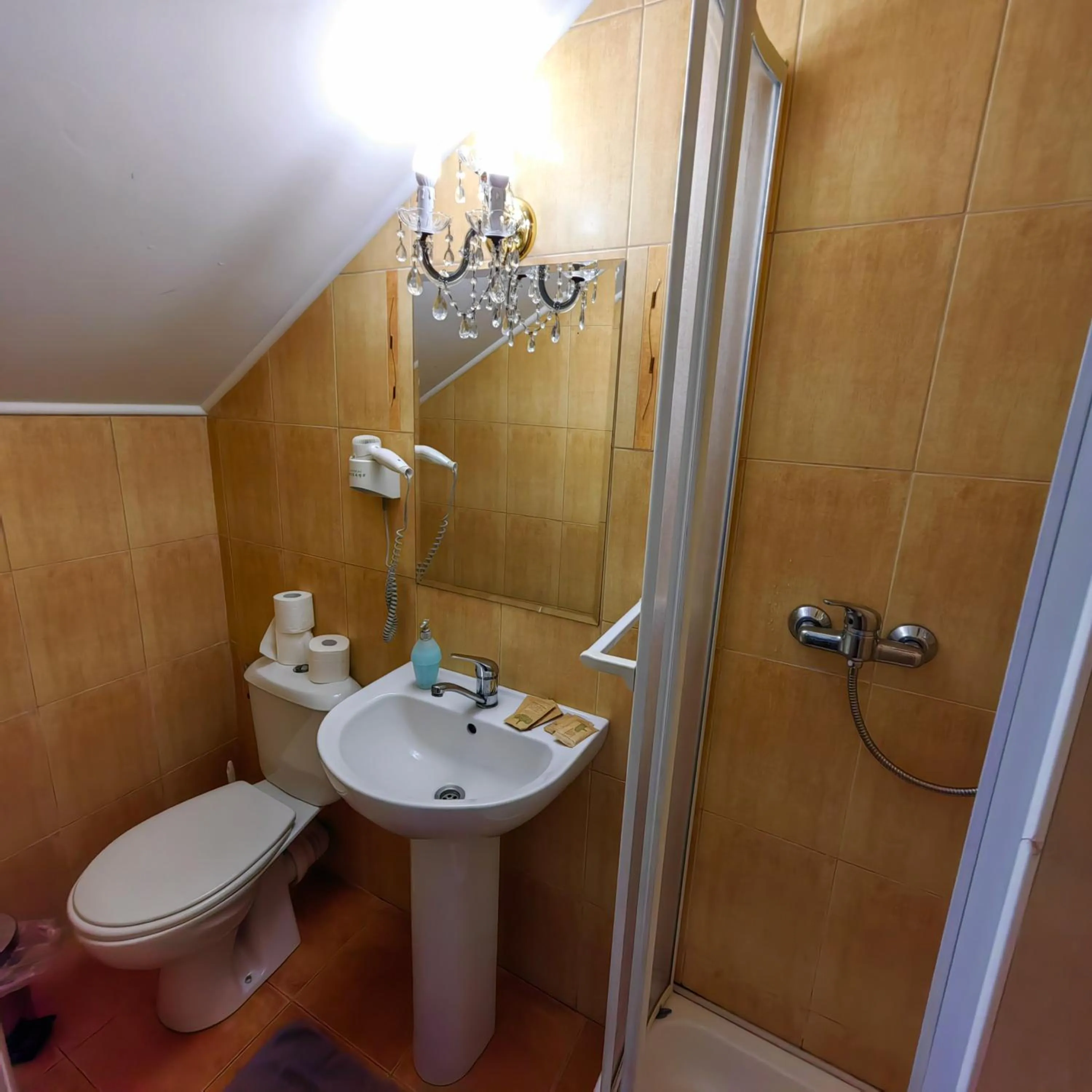 Bathroom in Dworek Wola Ociecka