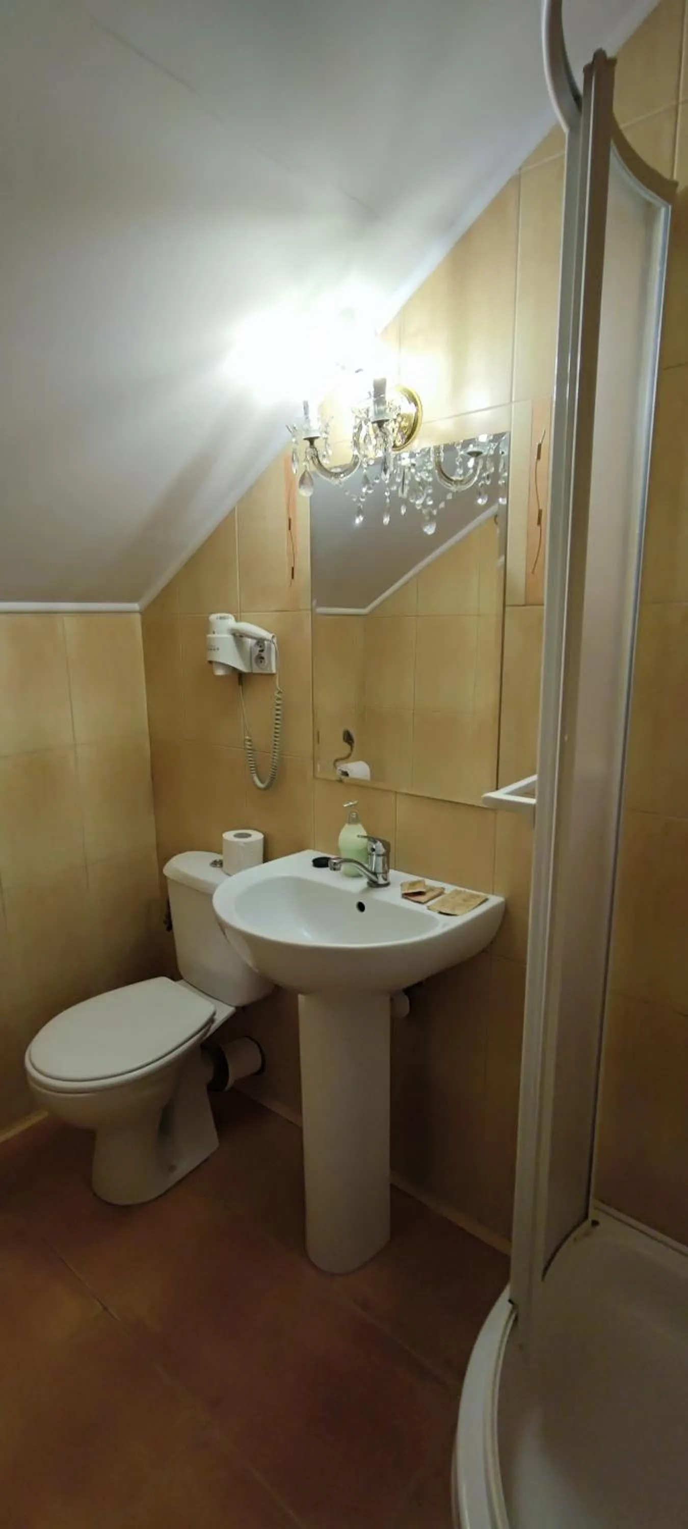 Bathroom in Dworek Wola Ociecka