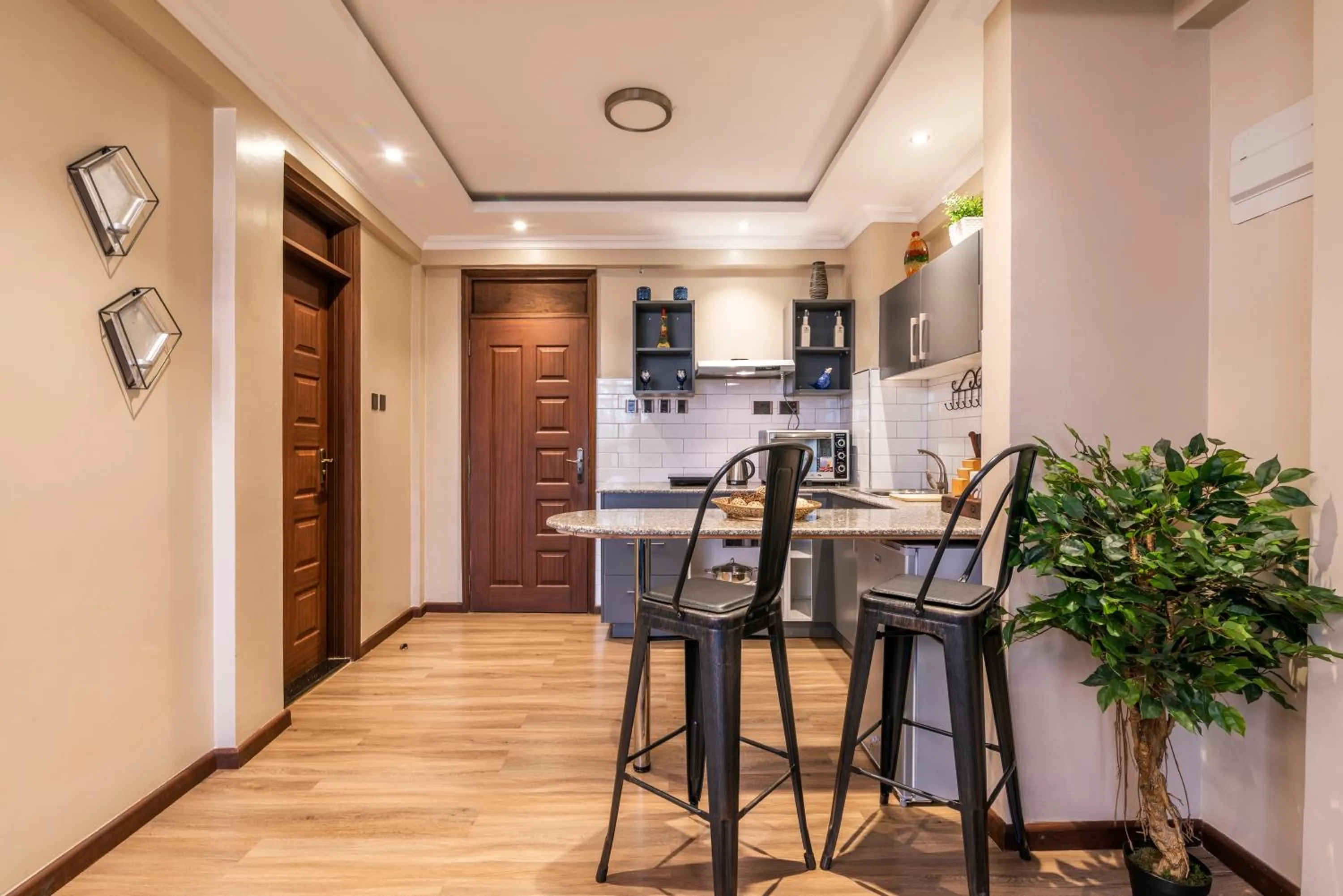 Kitchen or kitchenette in Fair Acres Boutique Hotel Karen