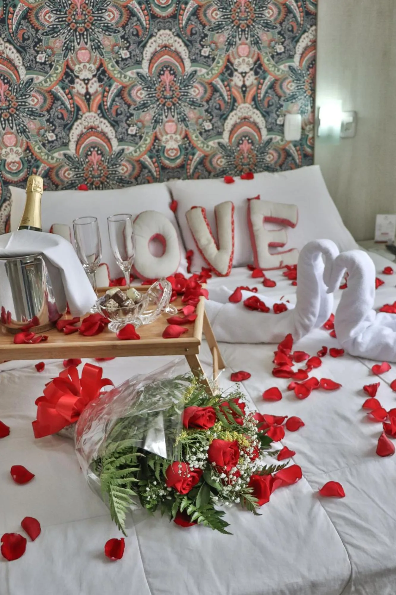 Decorative detail, Bed in Pousada Viena