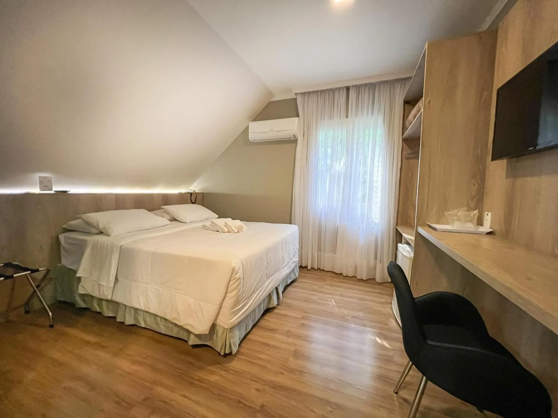 Bedroom, Bed in Pousada Viena