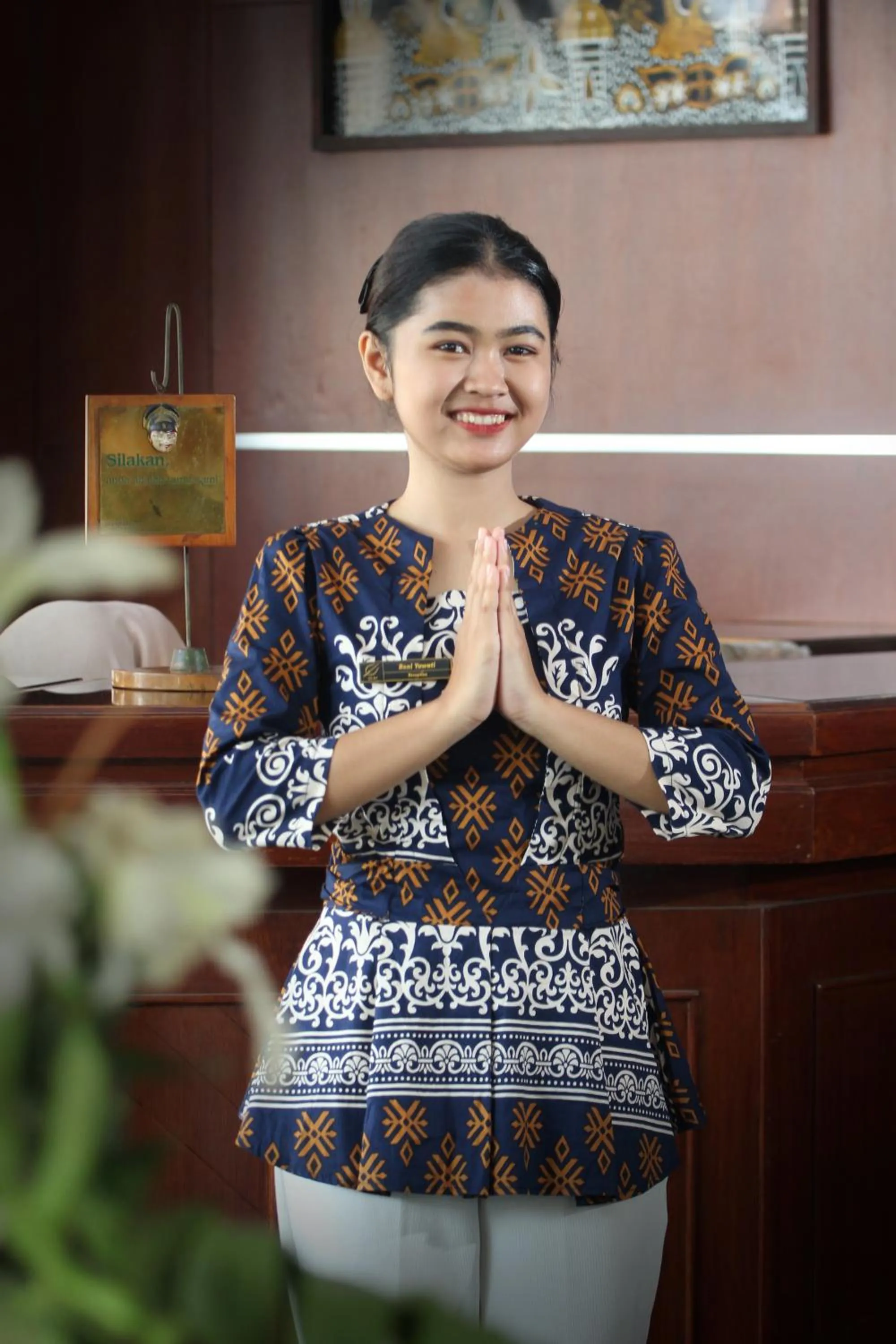 Lobby or reception in Hotel Grand Trisula Indramayu