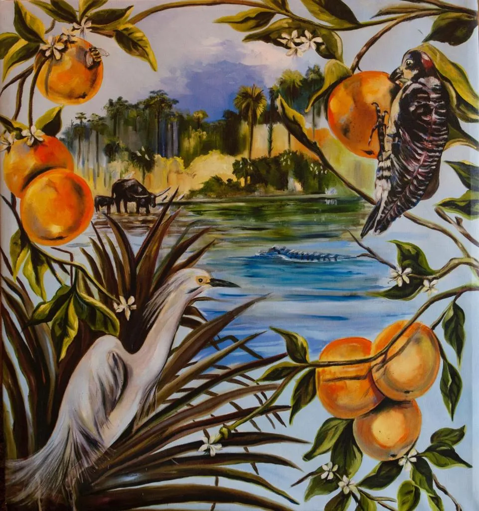 Decorative detail in Seminole Inn