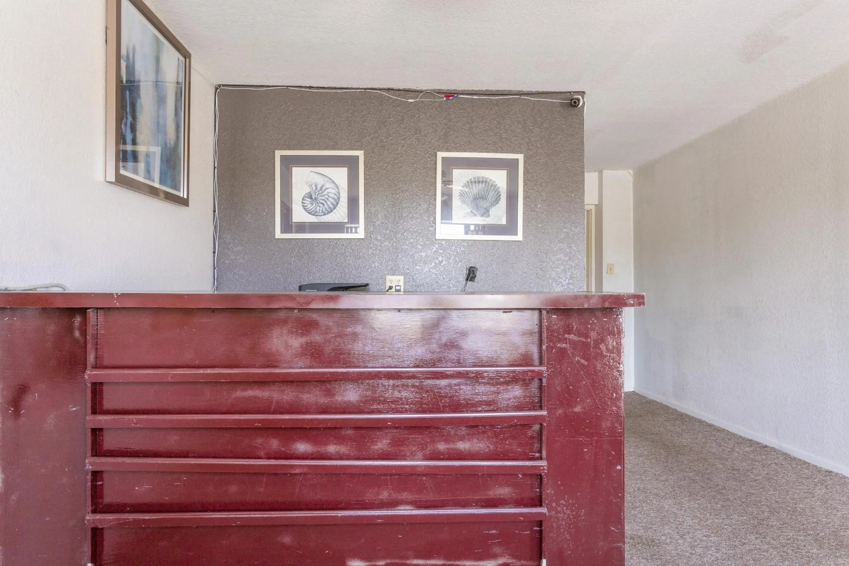 Lobby or reception in OYO Hotel Breckenridge TX Hubbard Creek Lake