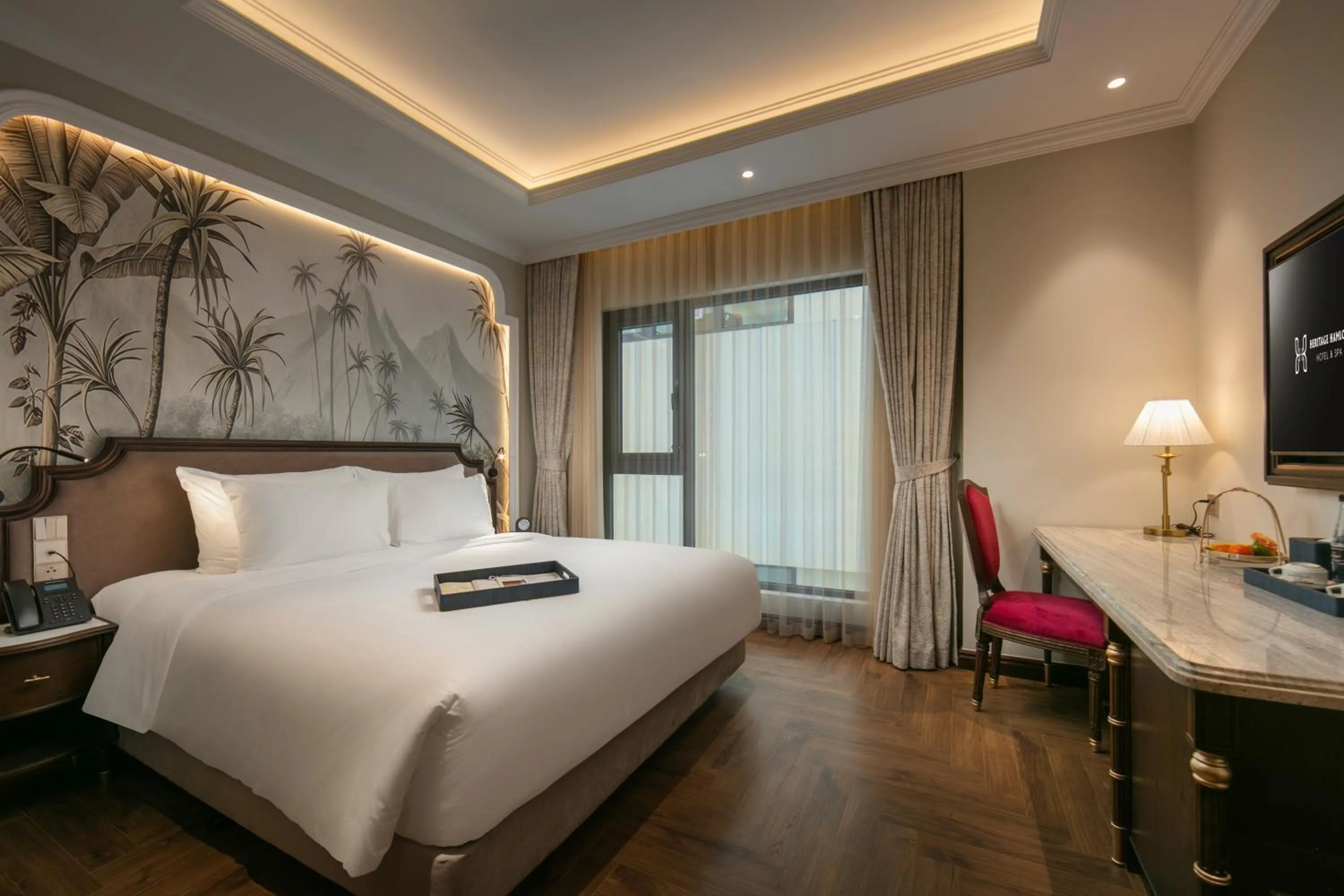 Bedroom, Bed in Heritage Ham Long Hotel and Spa