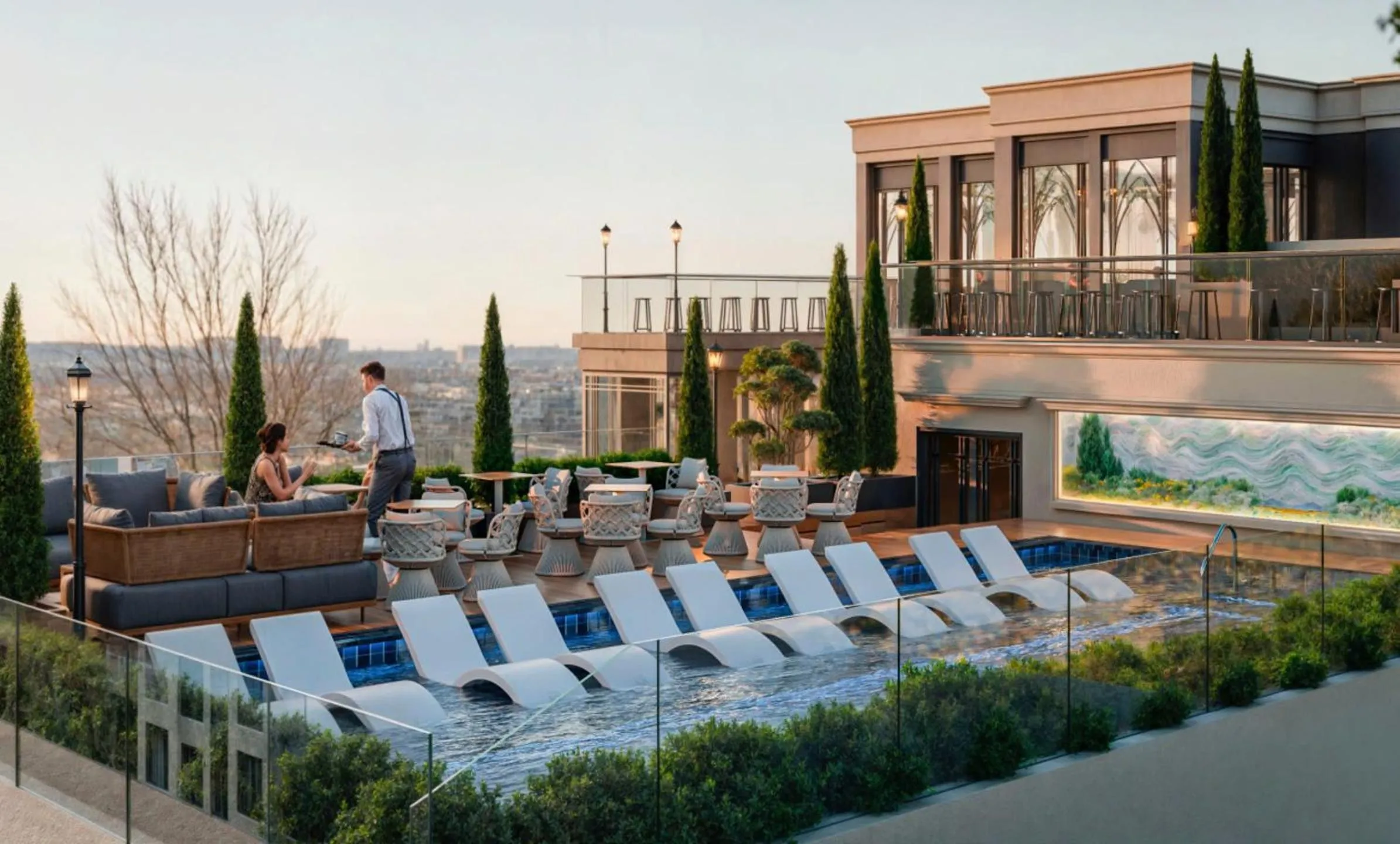 Pool view in Heritage Ham Long Hotel and Spa