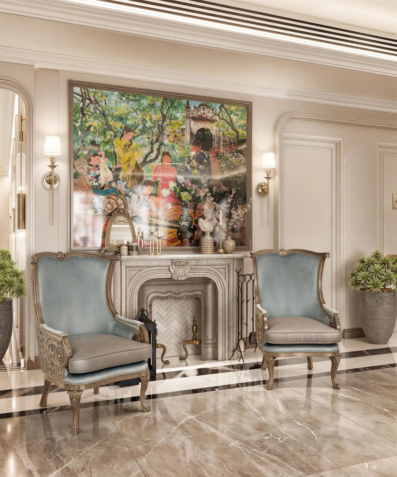 Seating area in Heritage Ham Long Hotel and Spa