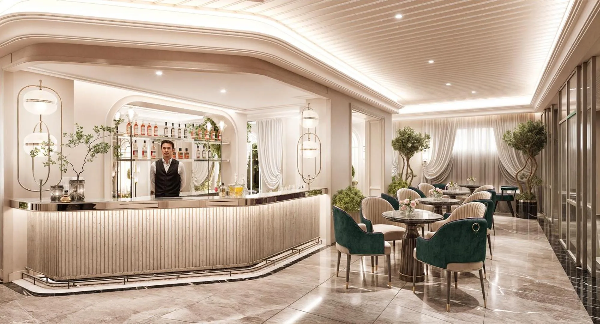 Lounge or bar in Heritage Ham Long Hotel and Spa