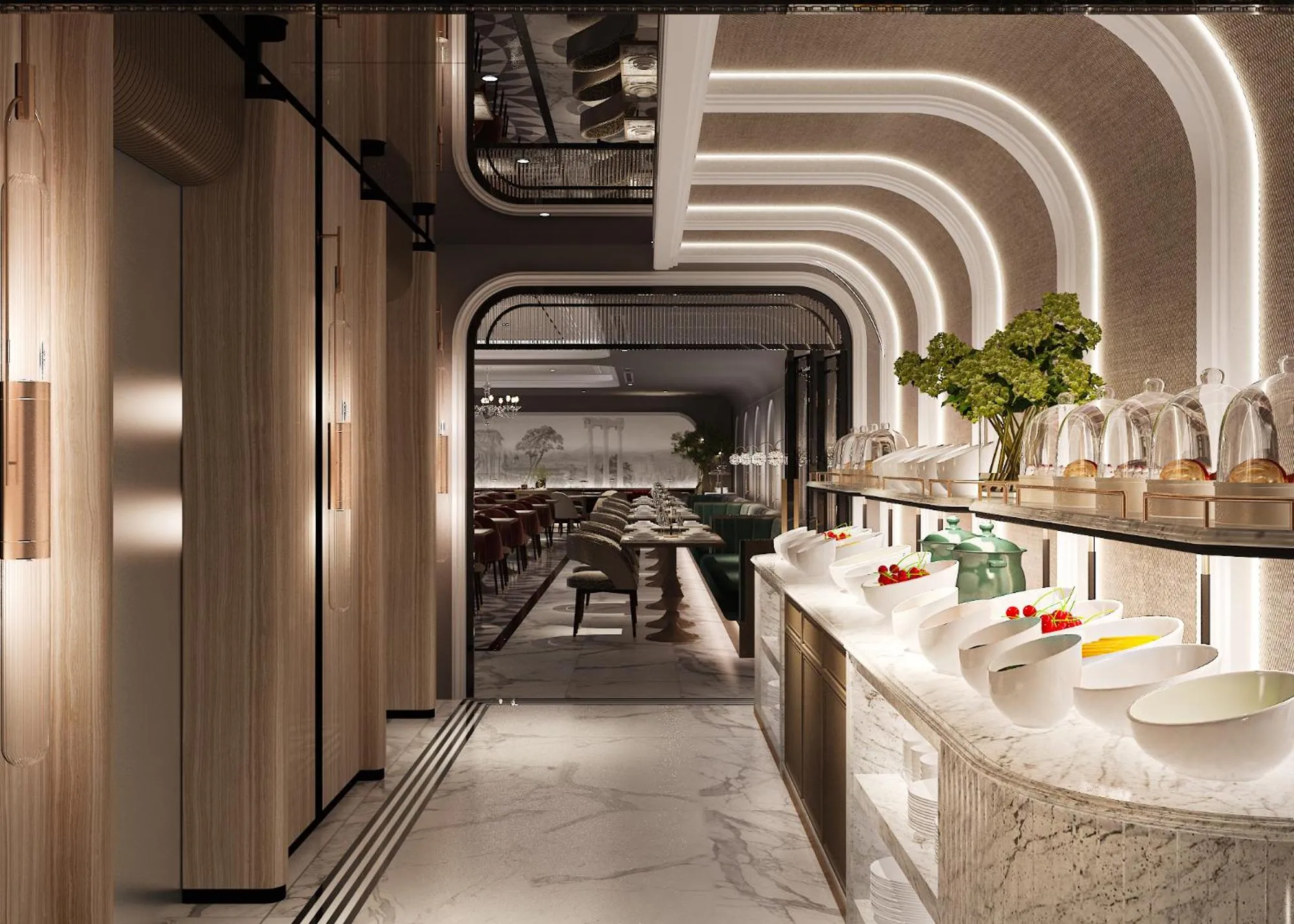 Restaurant/places to eat in Heritage Ham Long Hotel and Spa