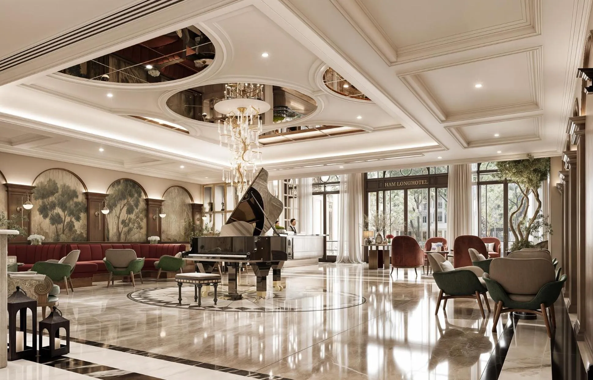 Seating area in Heritage Ham Long Hotel and Spa