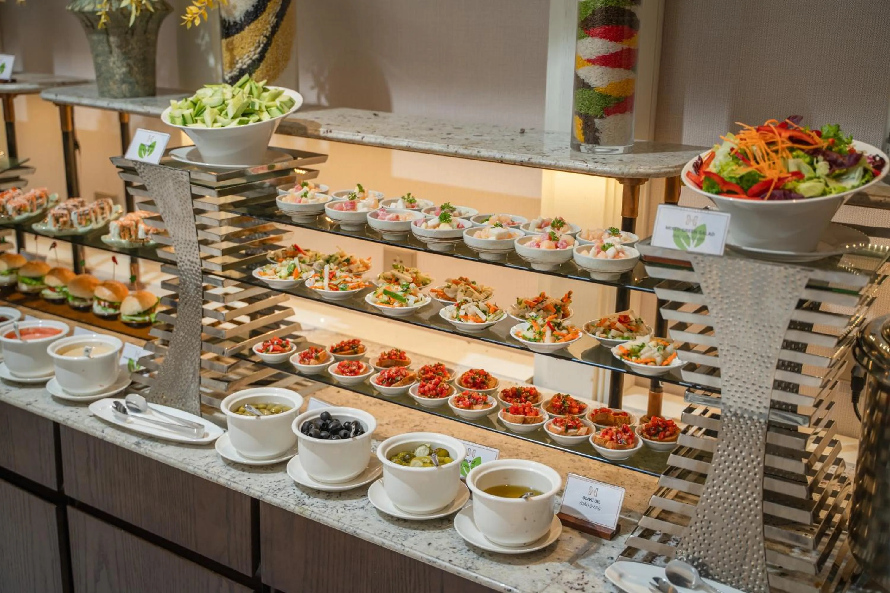 Buffet breakfast in Heritage Ham Long Hotel and Spa