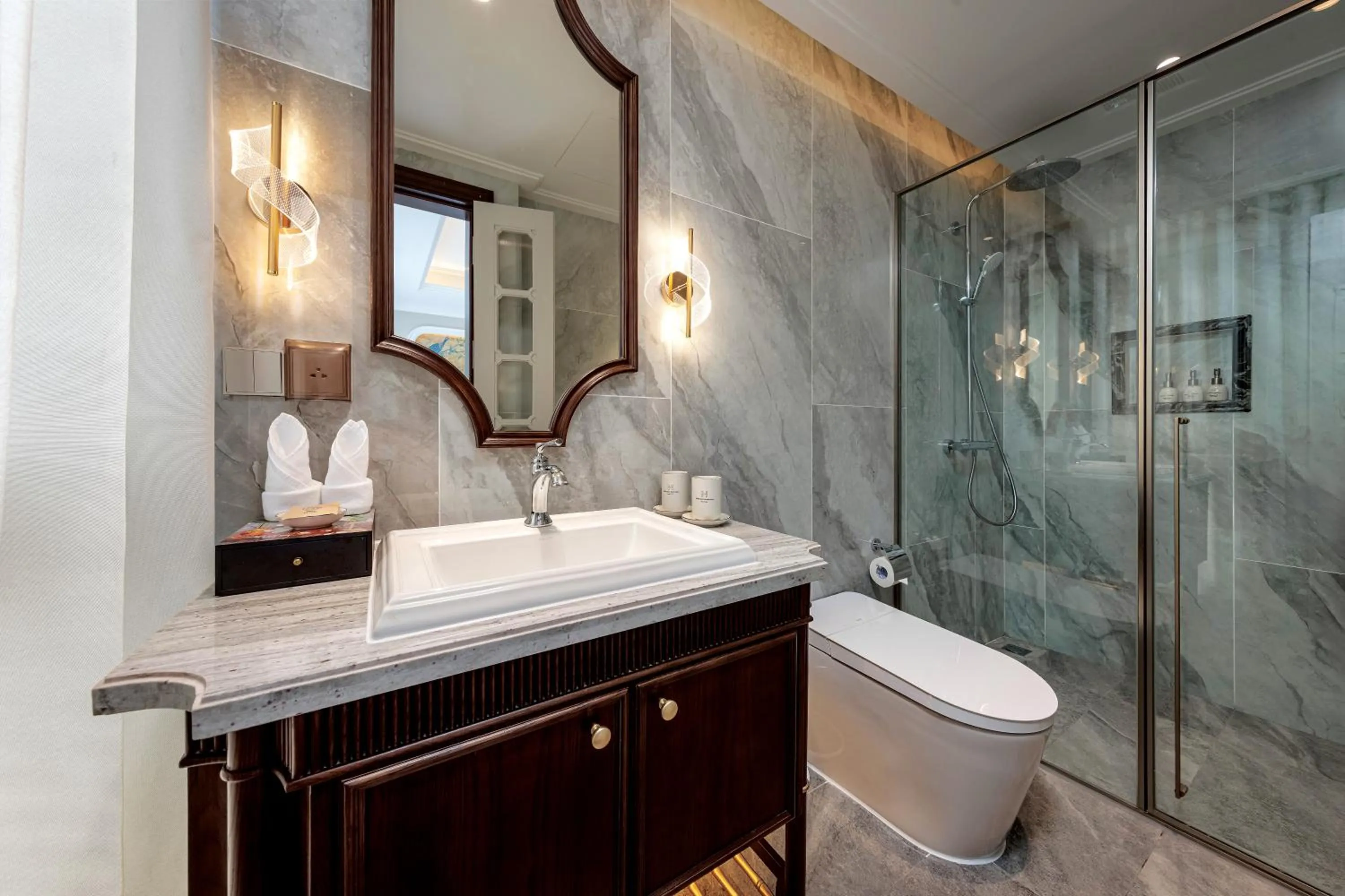 Bathroom in Heritage Ham Long Hotel and Spa